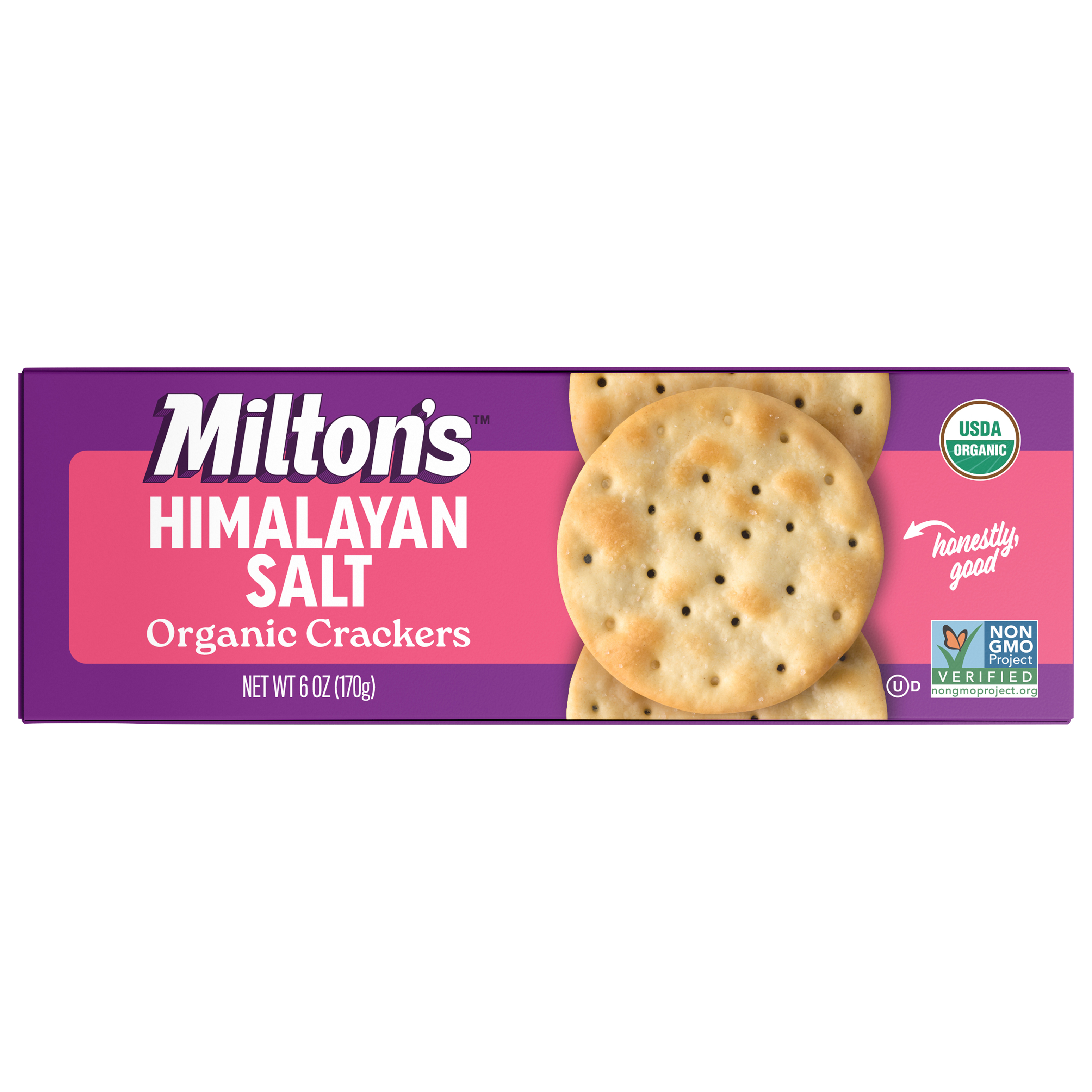 Milton's Organic Crackers - Himalayan Salt,