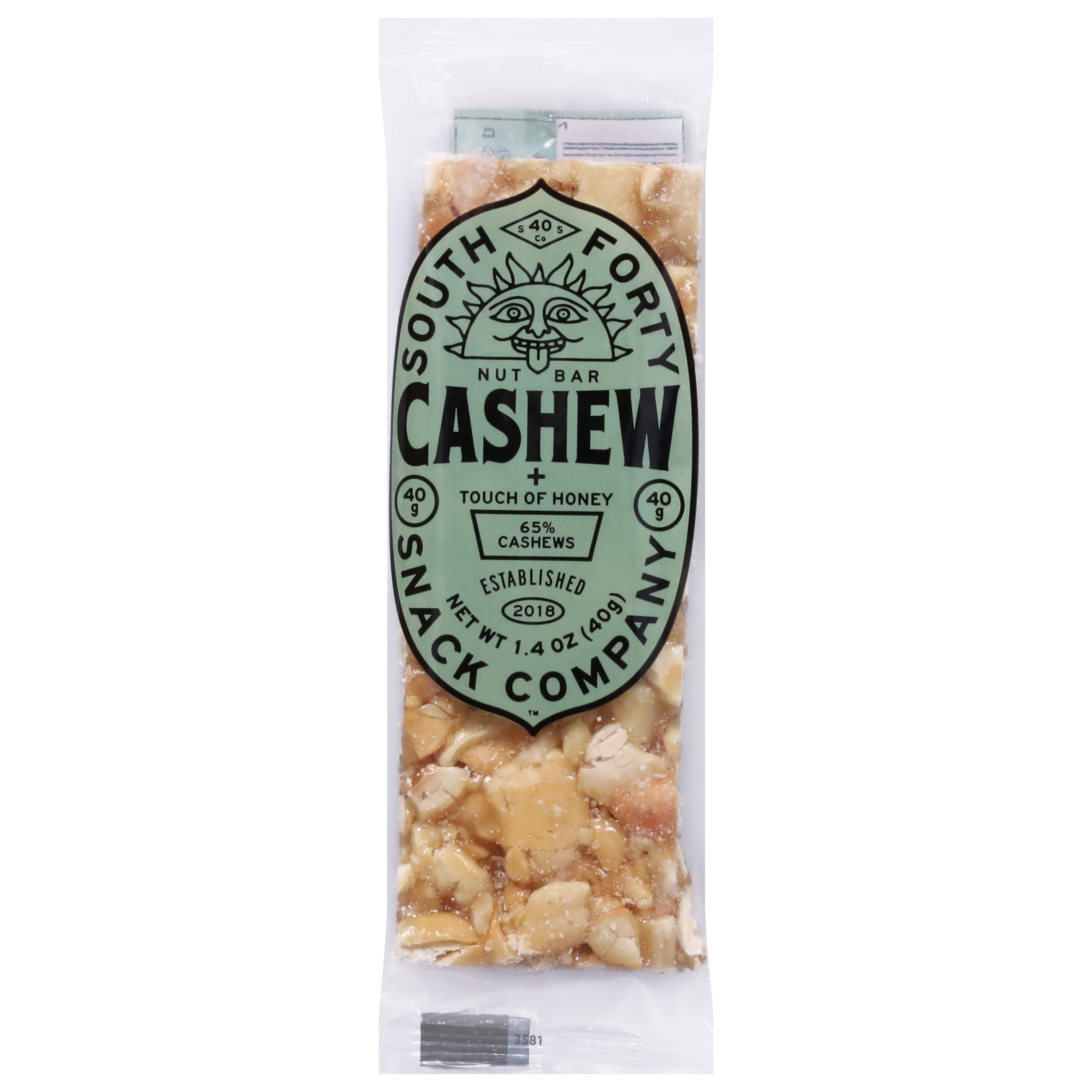 South Forty Snack Company Cashew Nut Bar