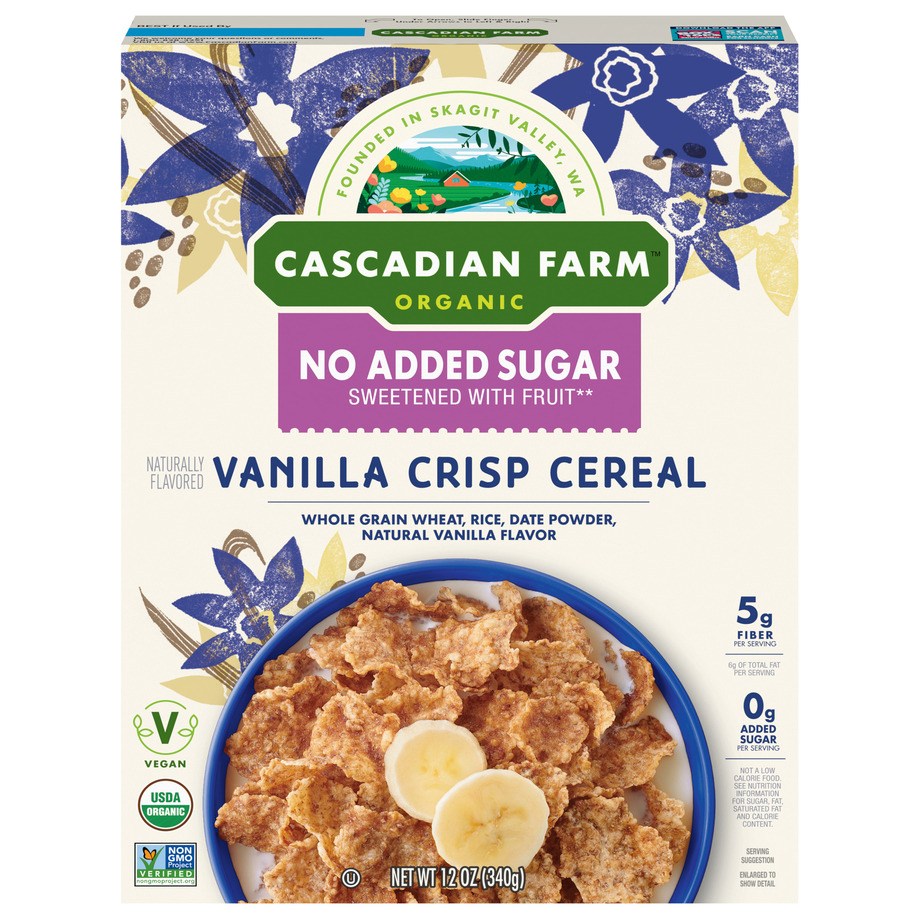 Cascadian Farm Organic Vanilla Crisp Cereal