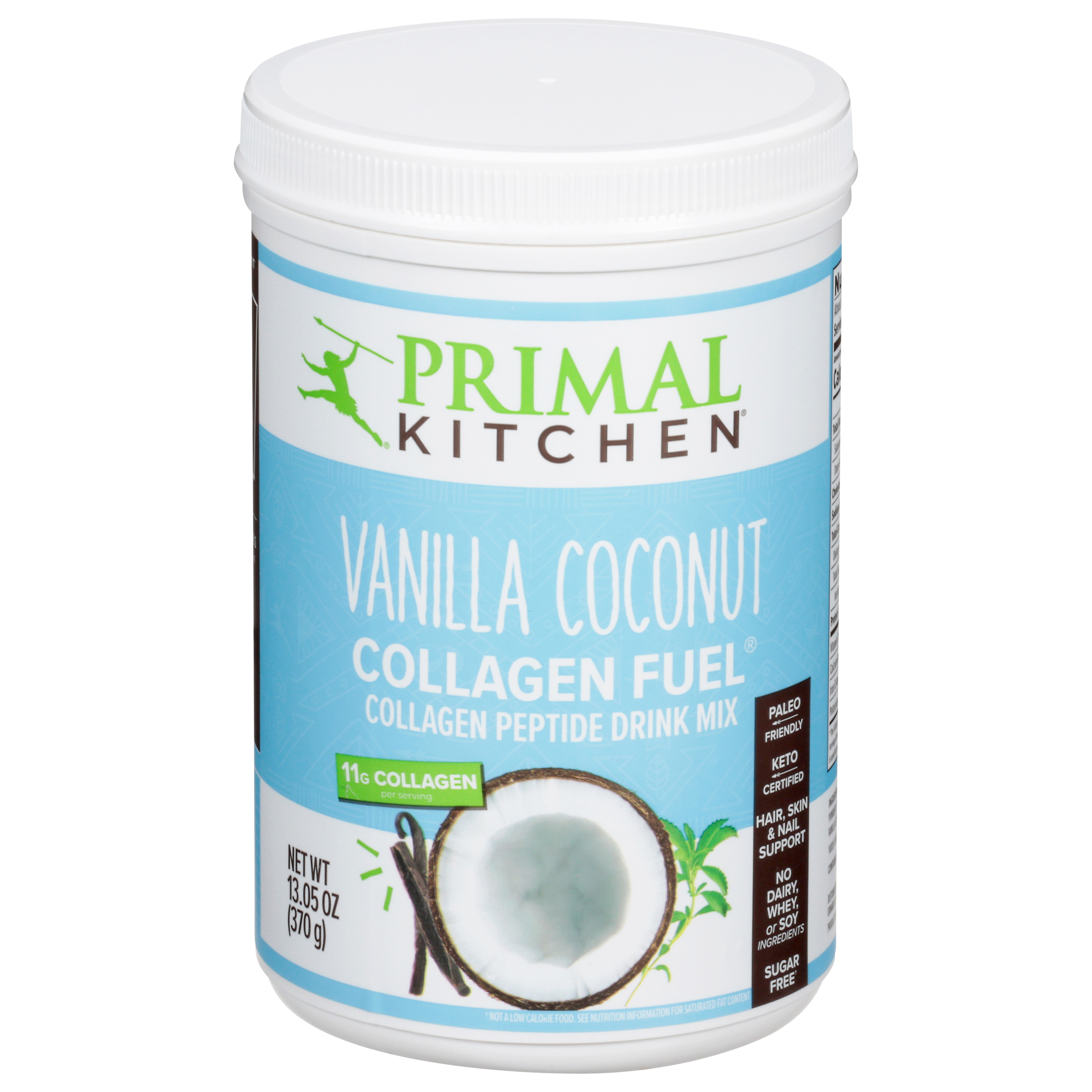 Primal Kitchen Collagen Fuel Collagen Peptide Vanilla Coconut Drink Mix