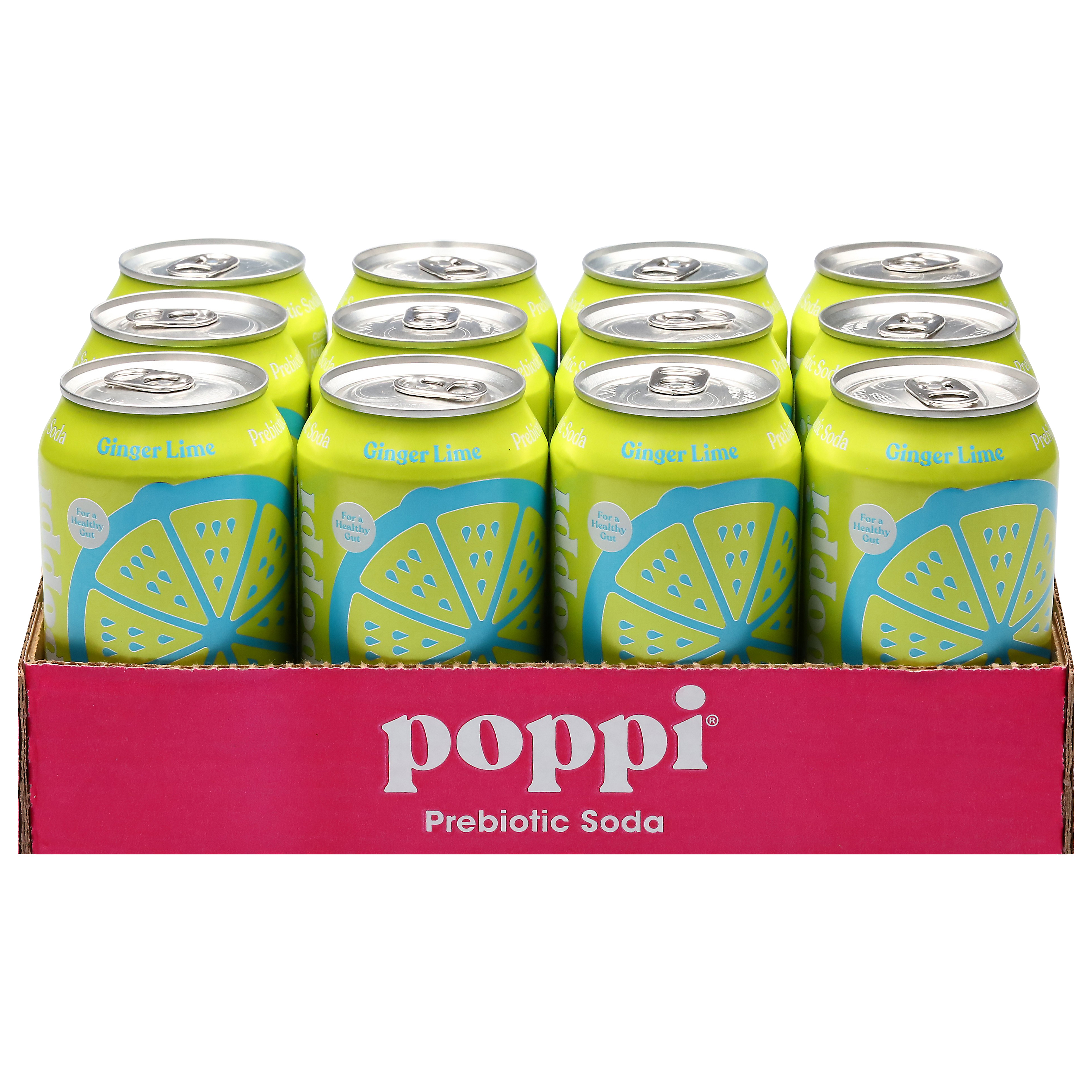 Poppi Ginger Lime Prebiotic Soda