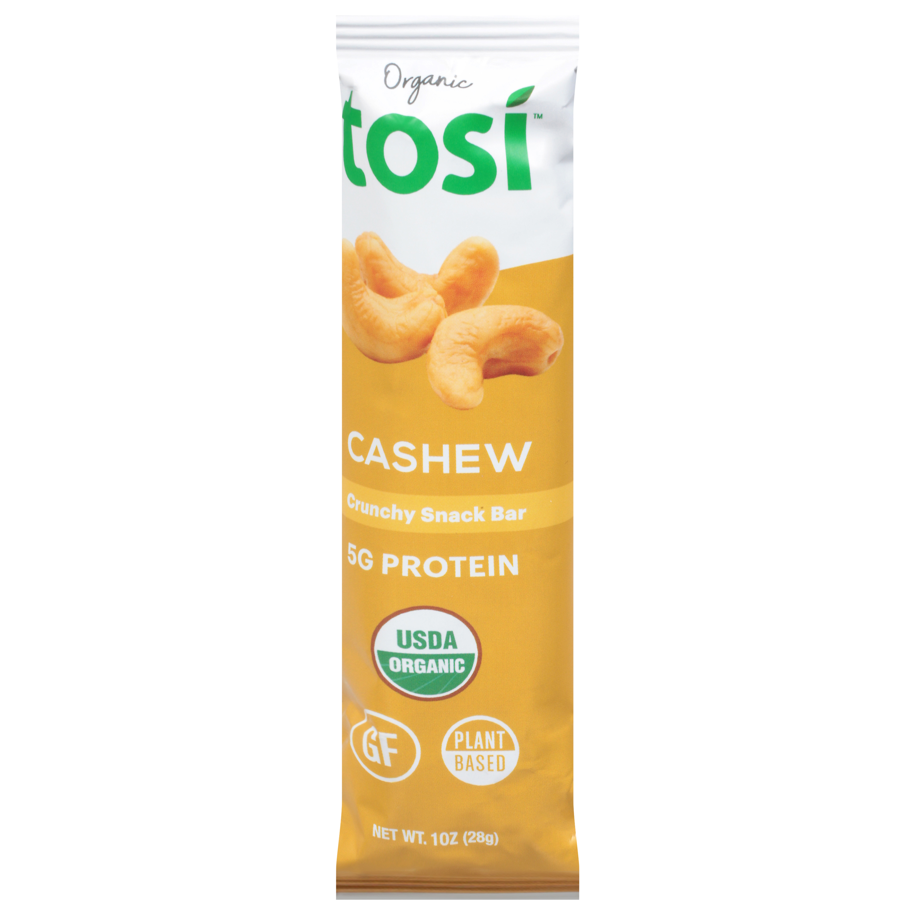 Tosi Organic Crunchy Cashew Snack Bar