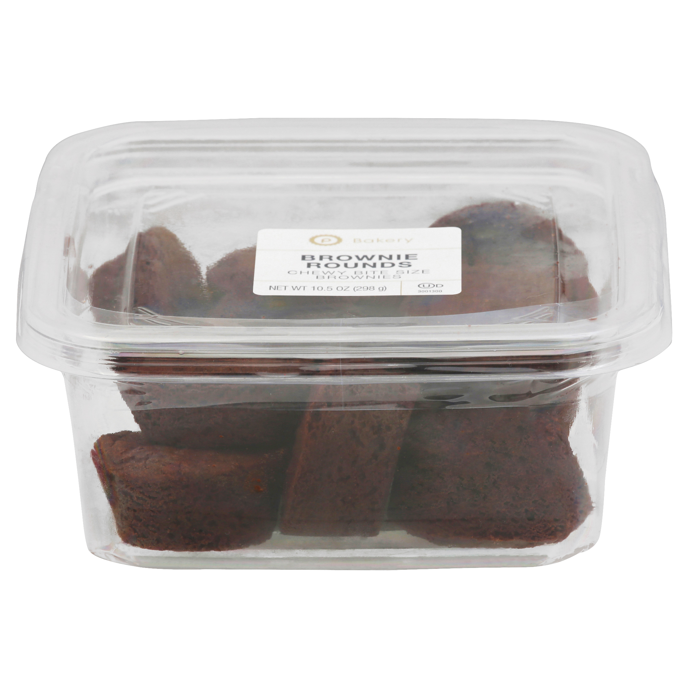 Publix Bakery Chewy Bite Size Brownies Rounds 10.5 oz