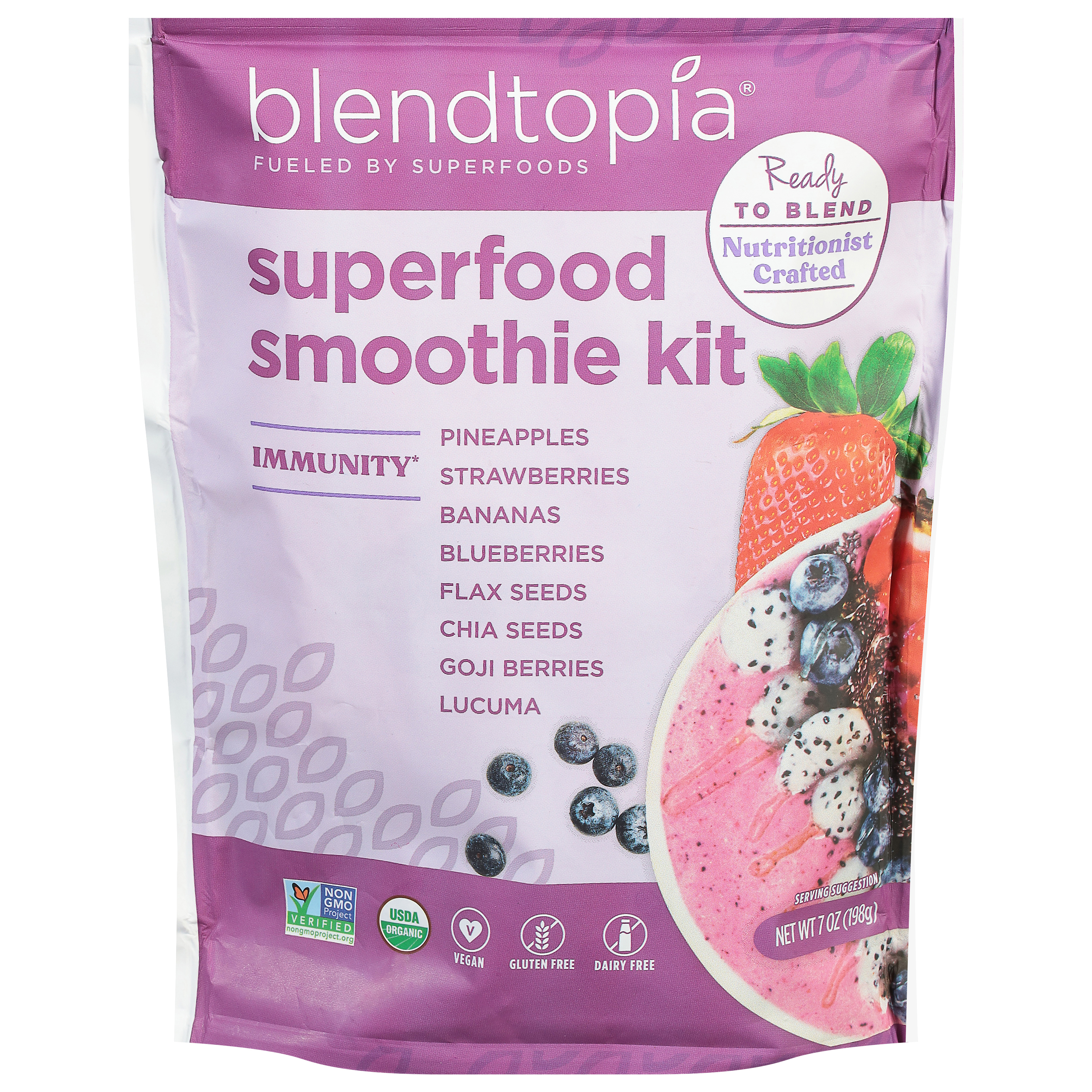 Blendtopia Superfood Immunity Smoothie Kit