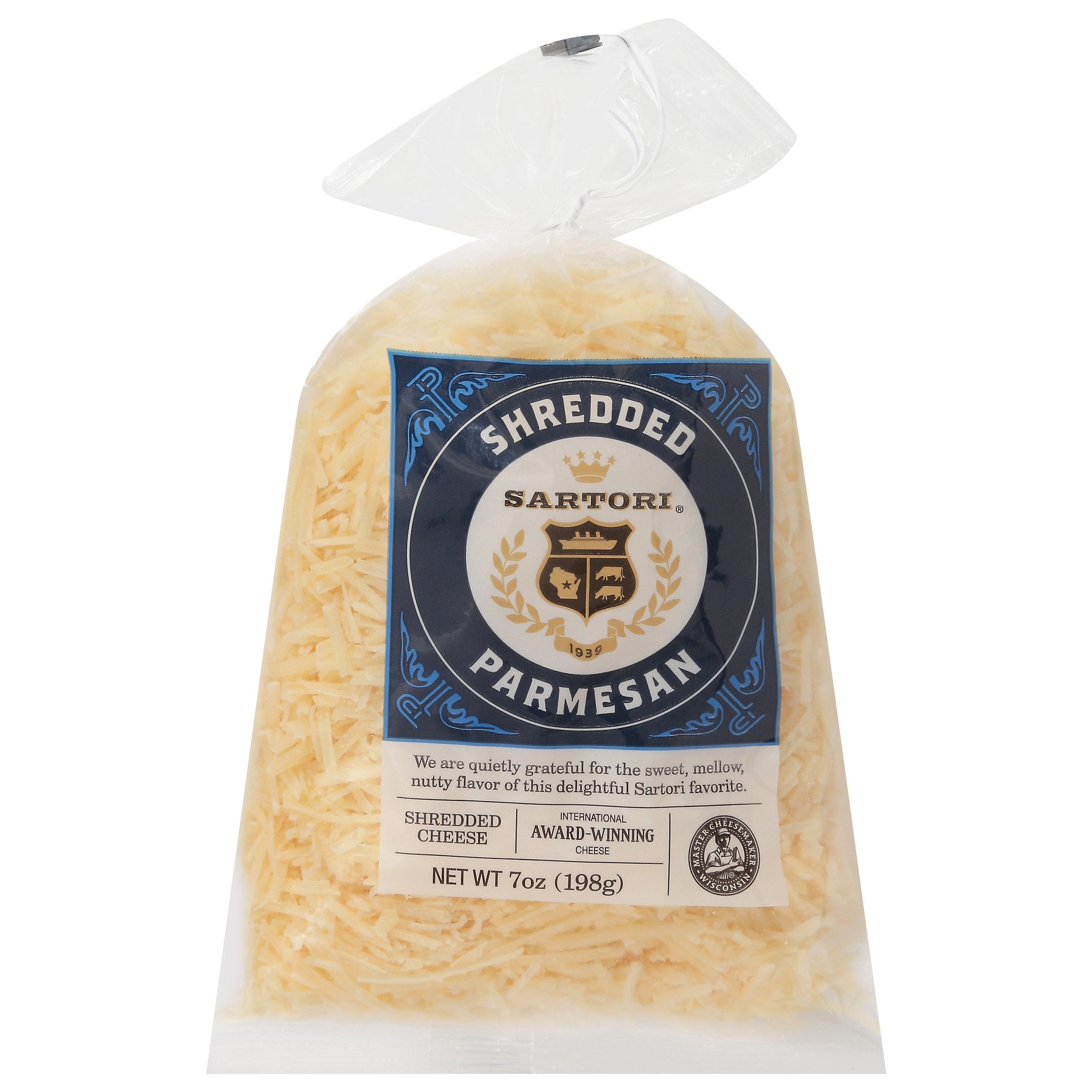 Sartori Parmesan Shredded Cheese 7 oz