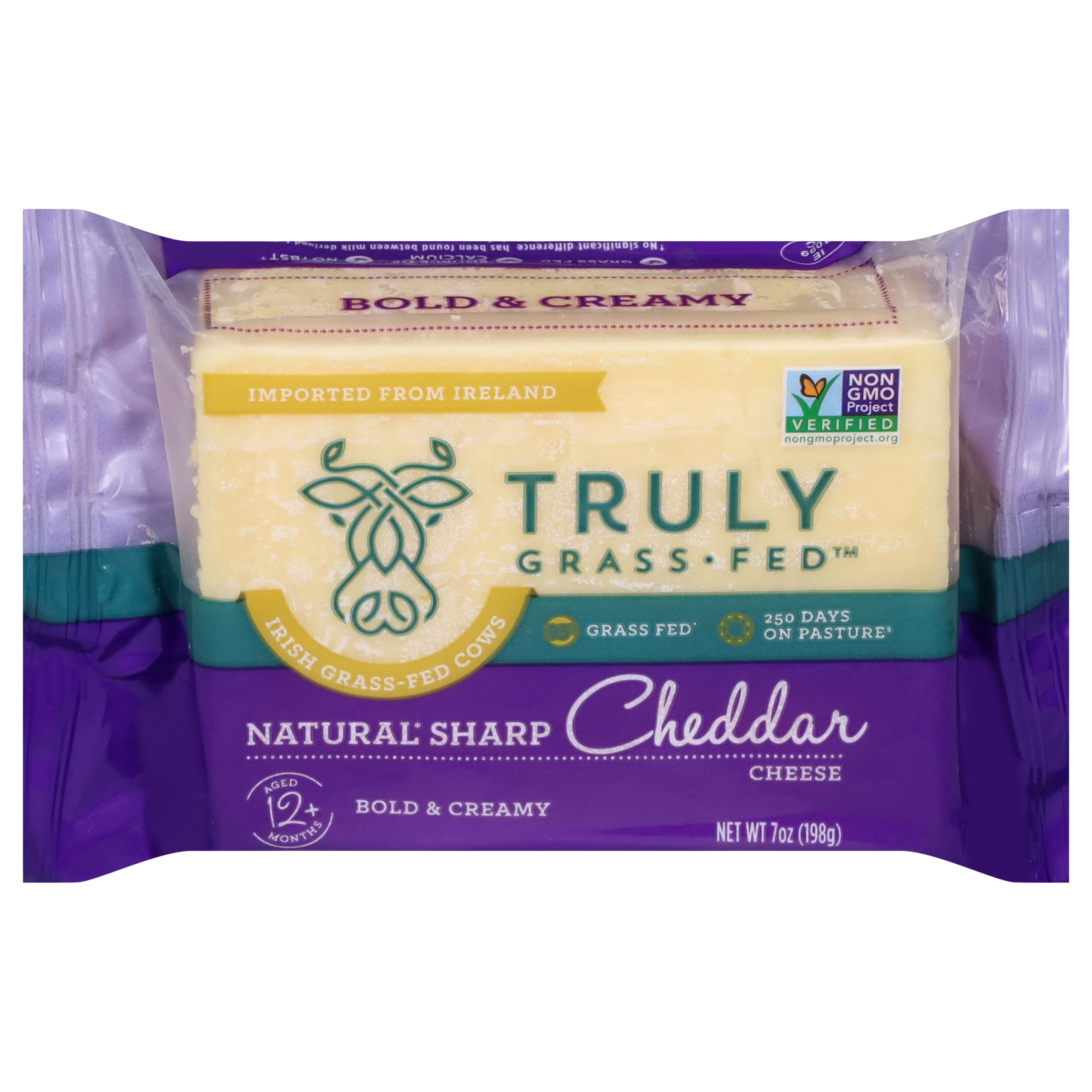 Truly Grass Fed Natural Sharp Cheddar Cheese