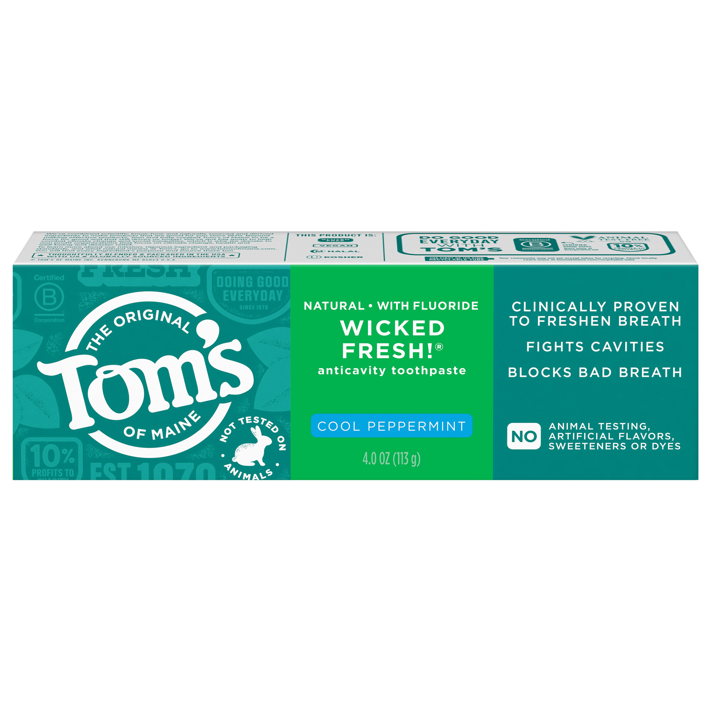 Tom’s of Maine Wicked Fresh Natural Fluoride Toothpaste