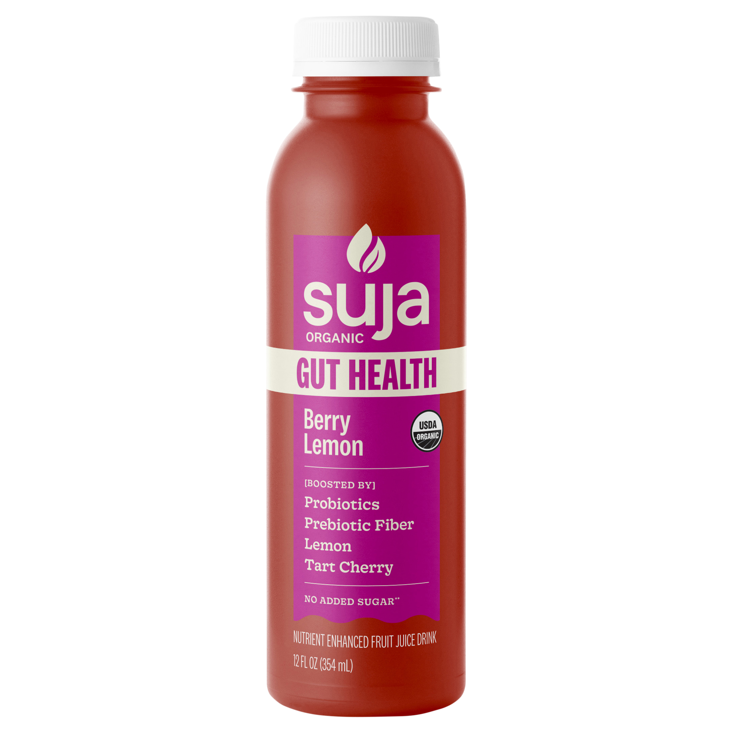Suja Organic Gut Health Berry Lemon Cold Pressed Juice,
