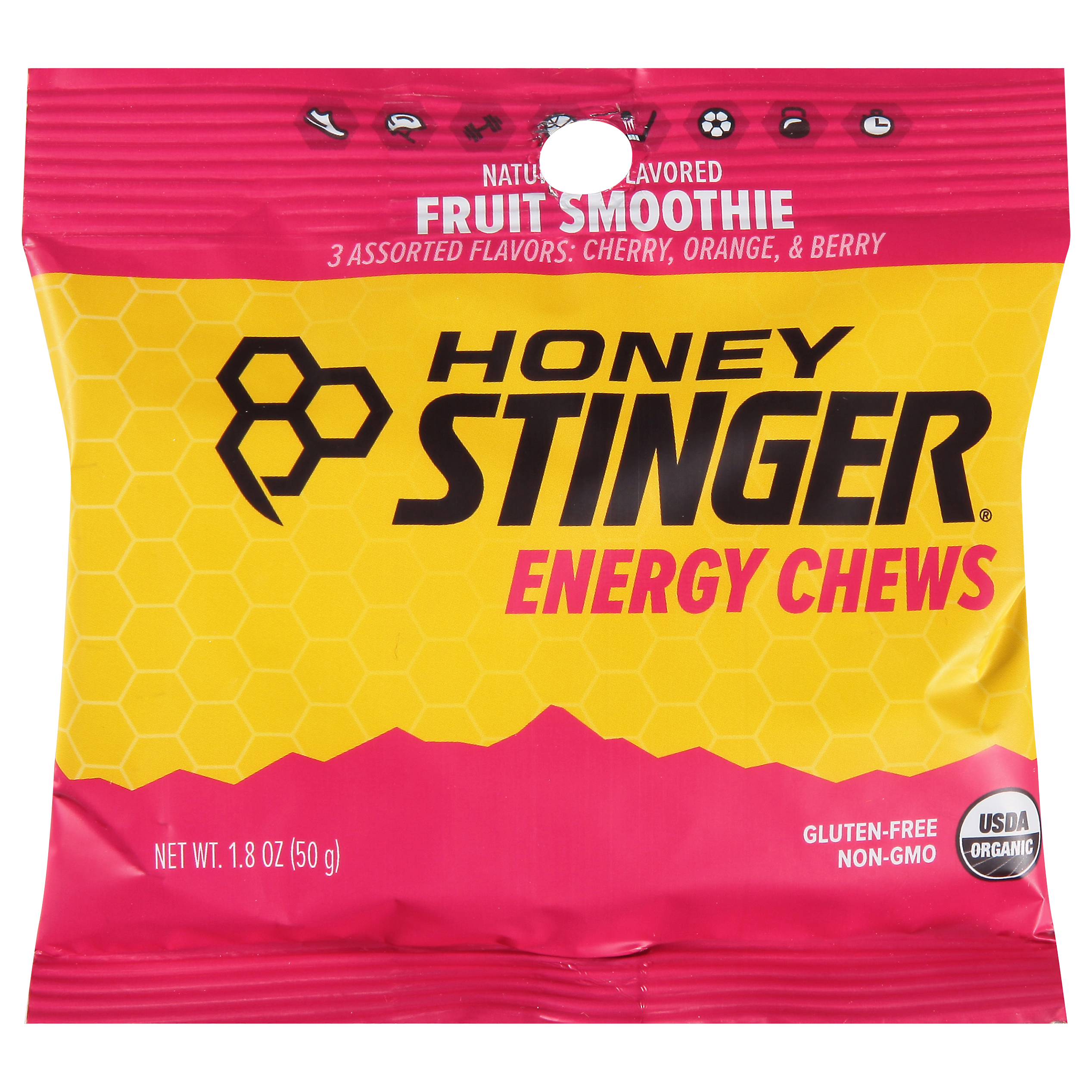Honey Stinger Organic Fruit Smoothie Energy Chews