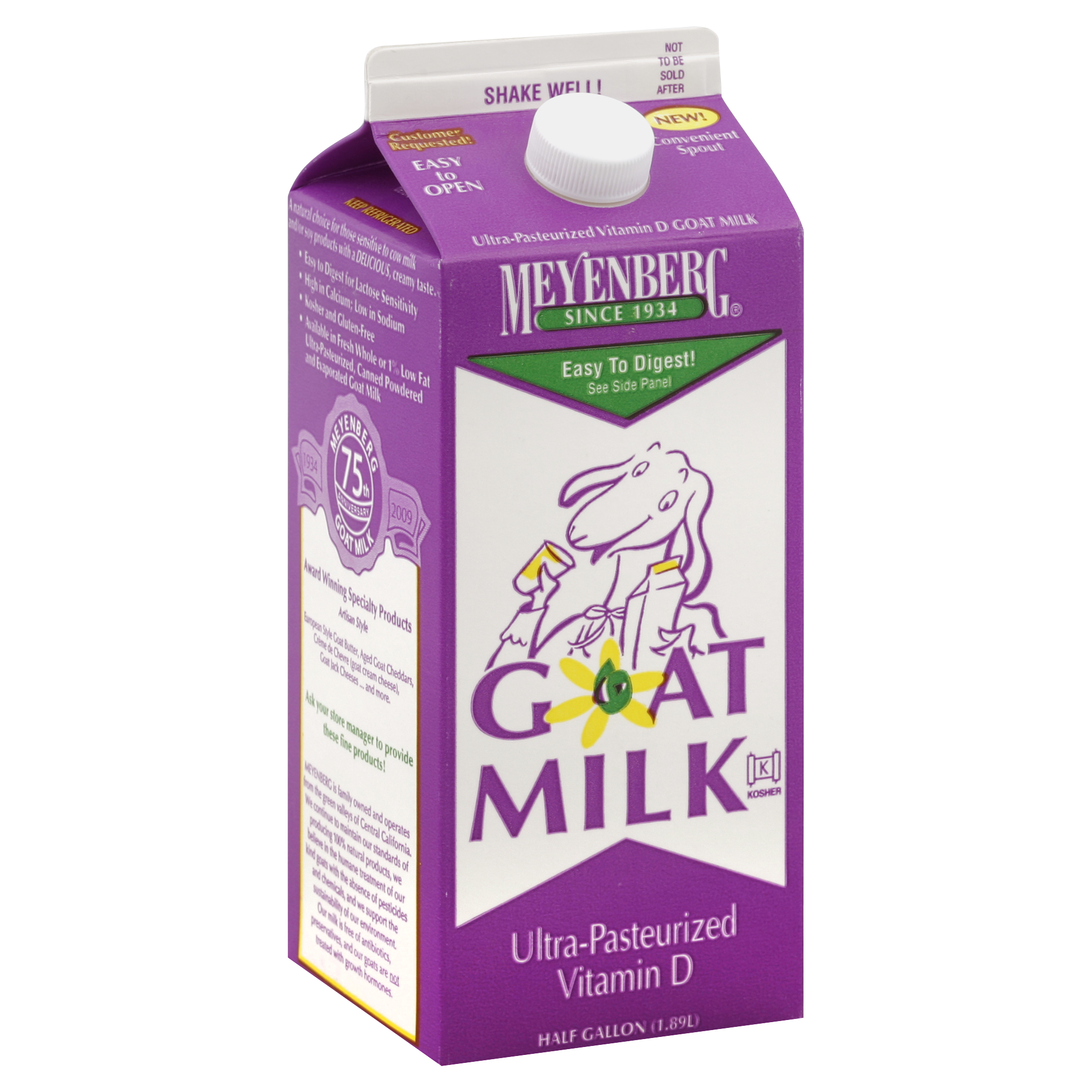 Meyenberg Goat Milk 0.5 gl
