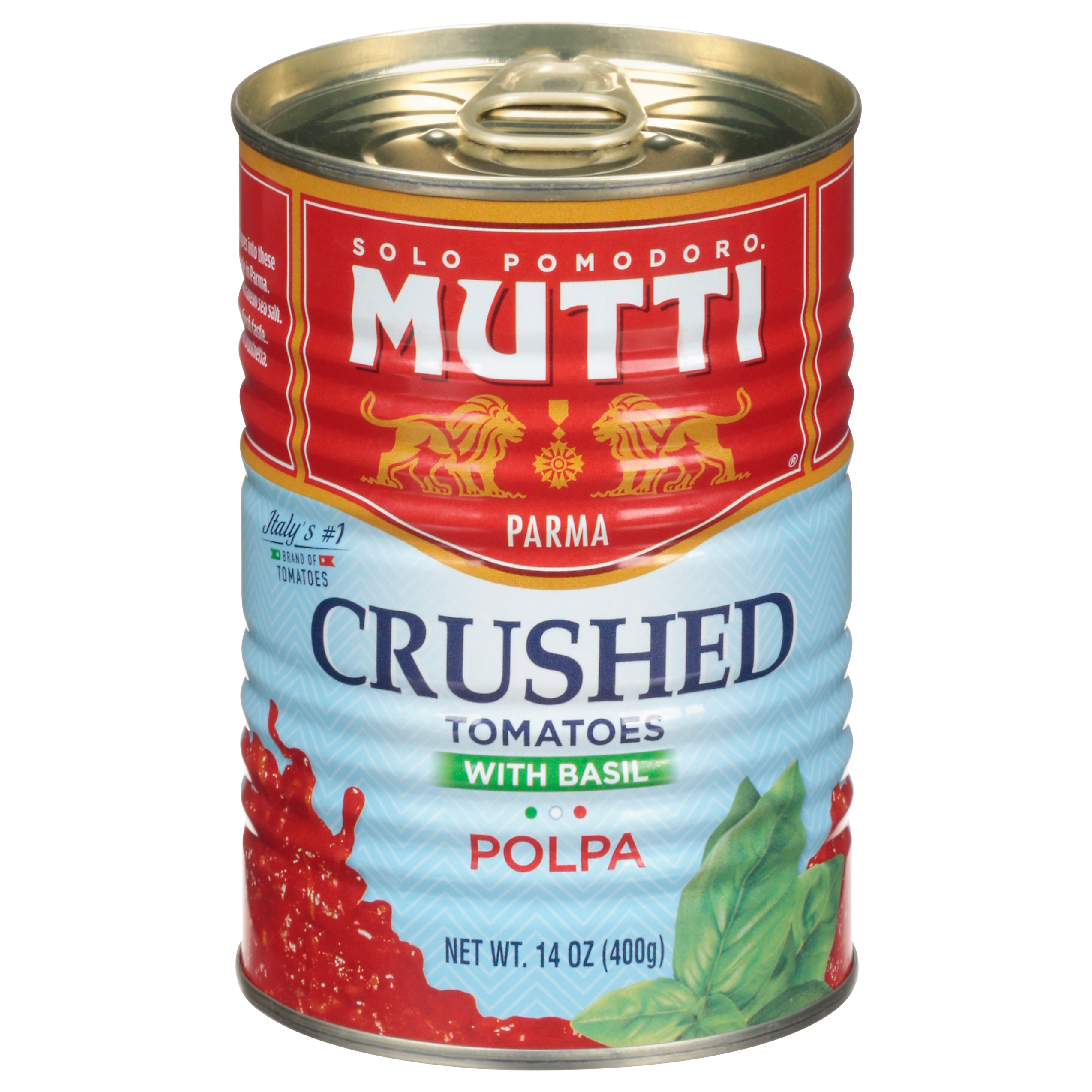 Mutti Crushed with Basil Polpa Tomatoes