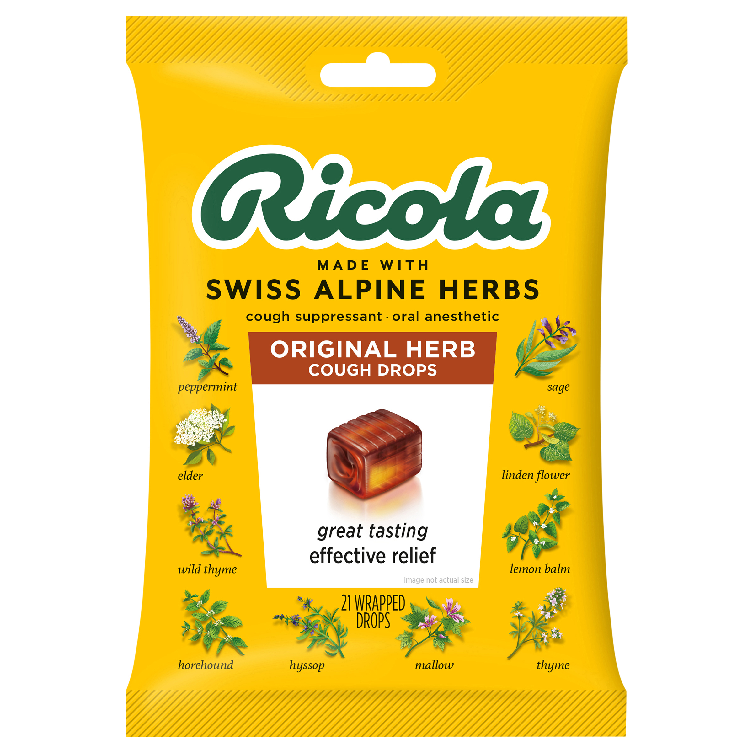 Ricola Original Herb Cough Drops,