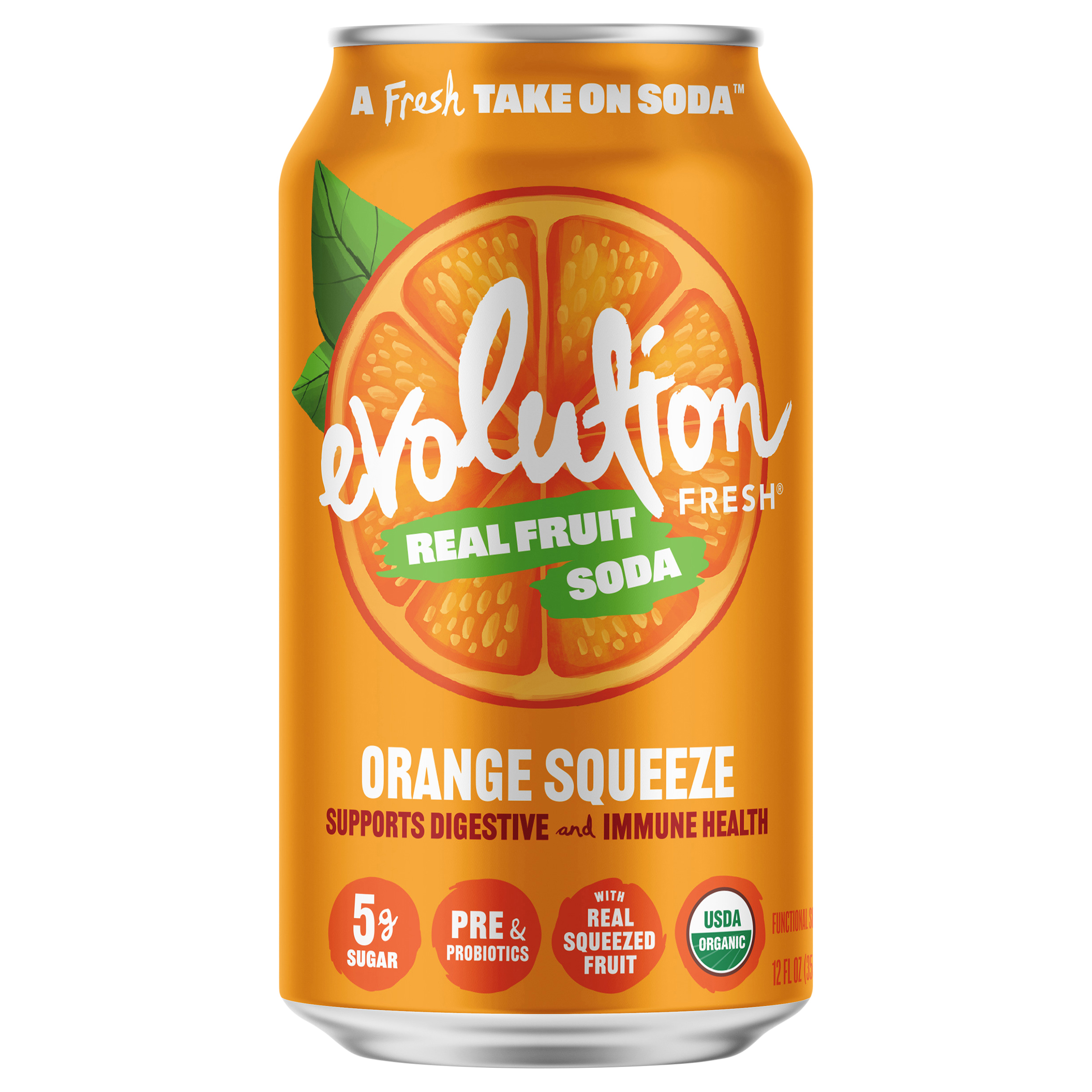 Evolution Fresh® Orange Squeeze Real Fruit Soda