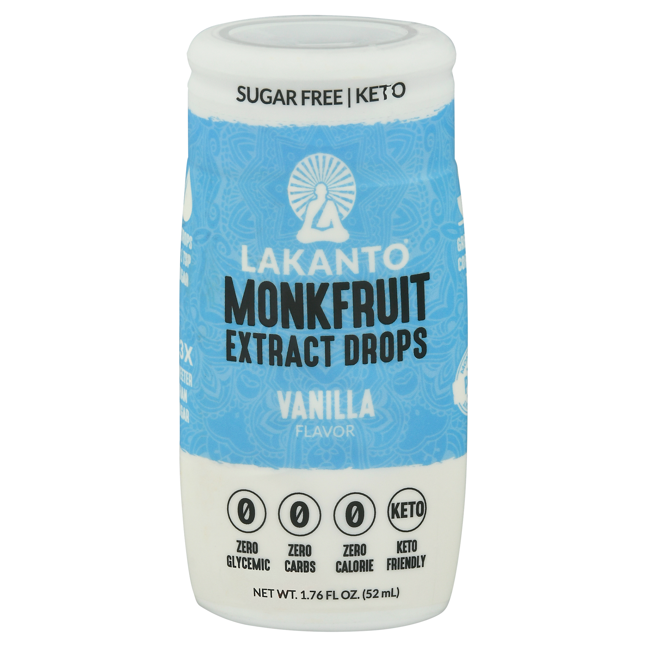 Lakanto Vanilla Flavor Monkfruit Extract Drops