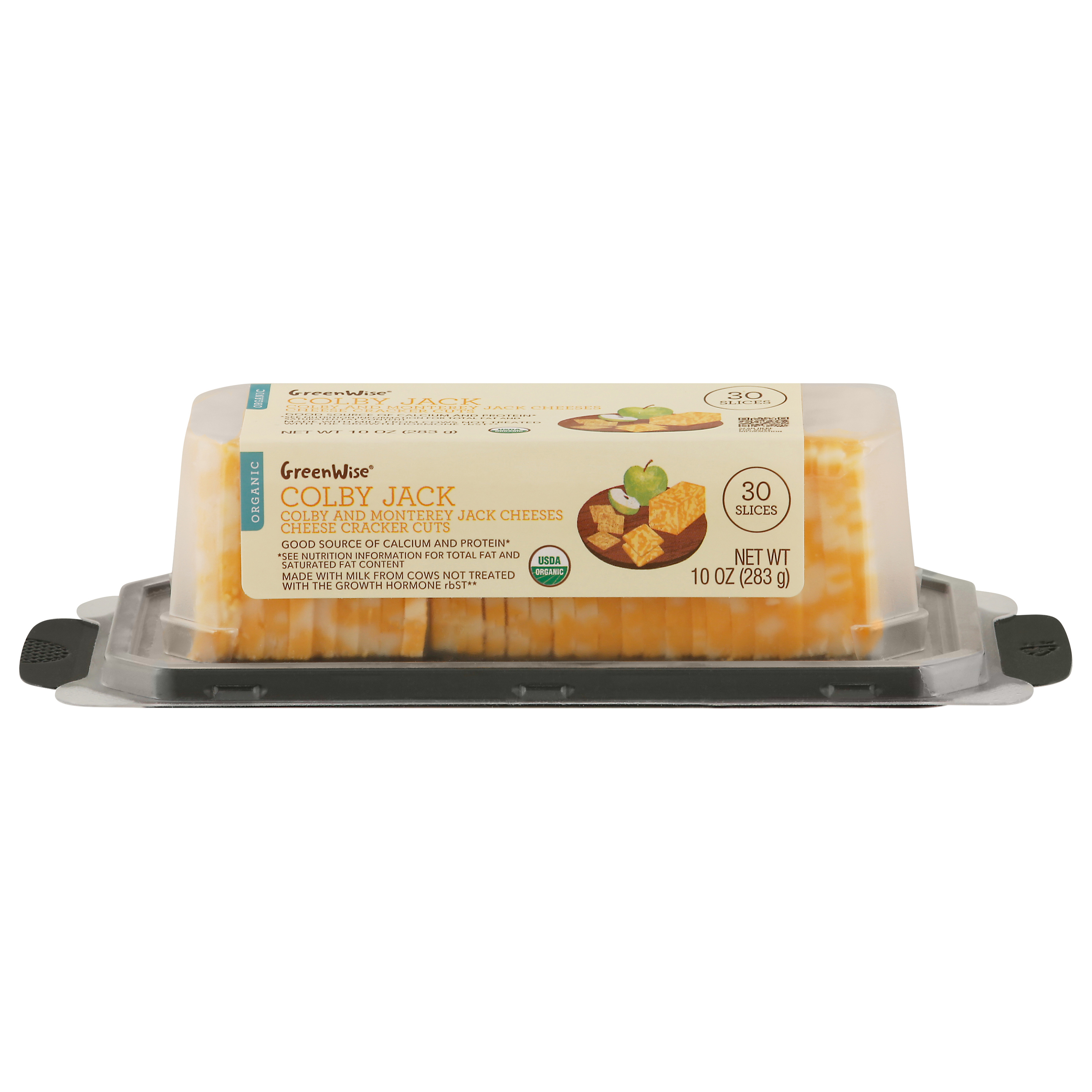 GreenWise Organic Colby Jack Cheese Cracker Cuts 30 Slices