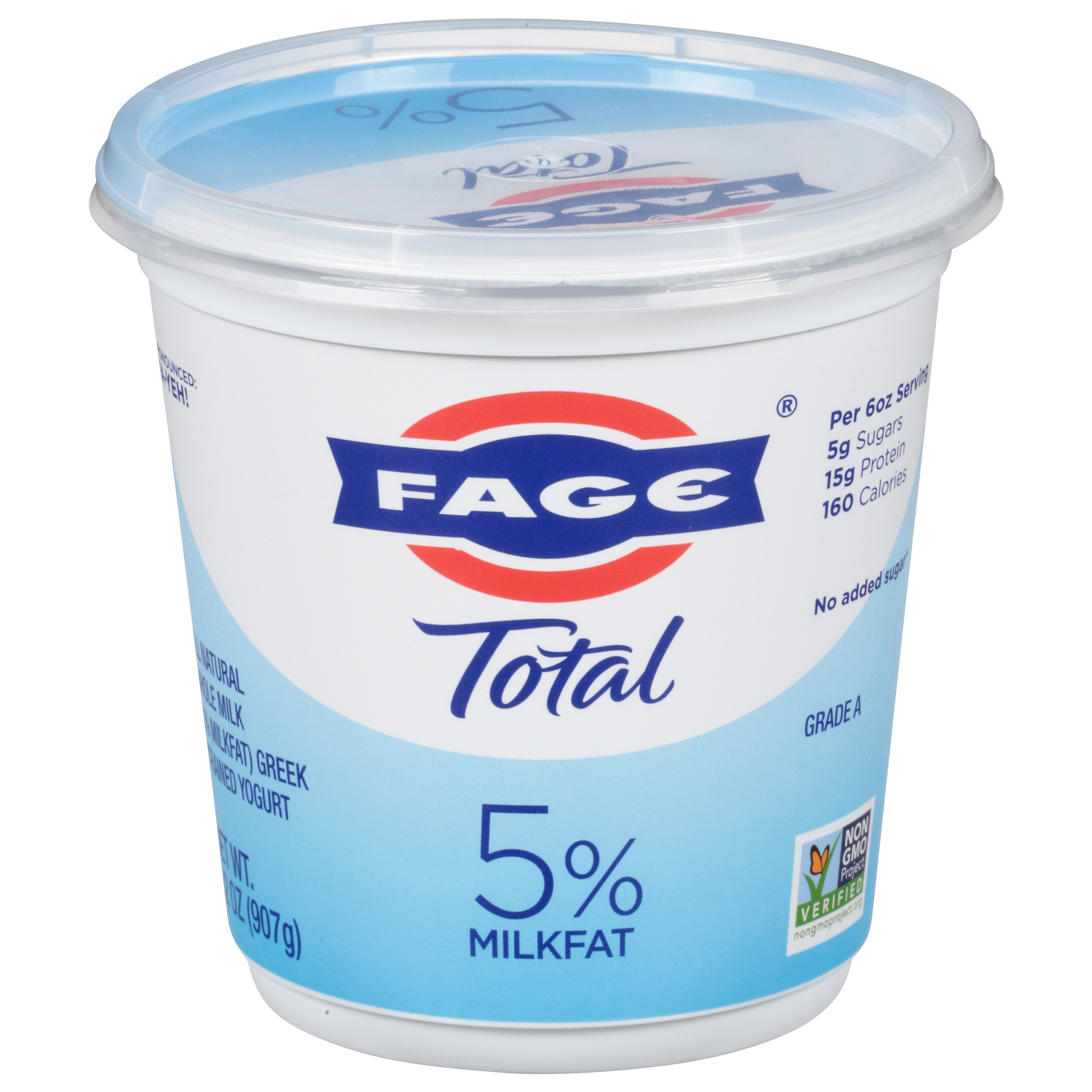 Fage Total 5% Milkfat Greek Strained Yogurt