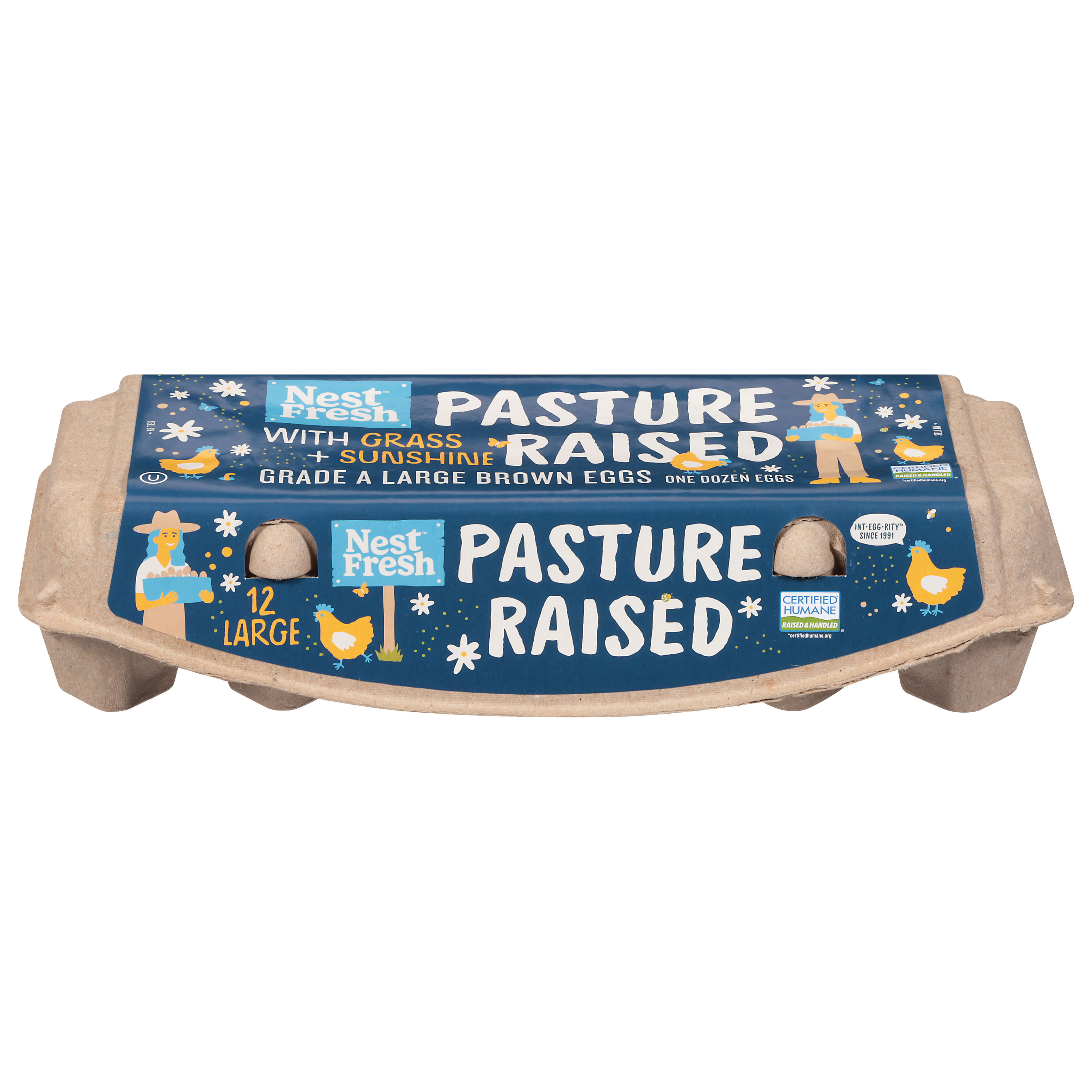 NestFresh Pasture Raised Grade A Brown Eggs Large