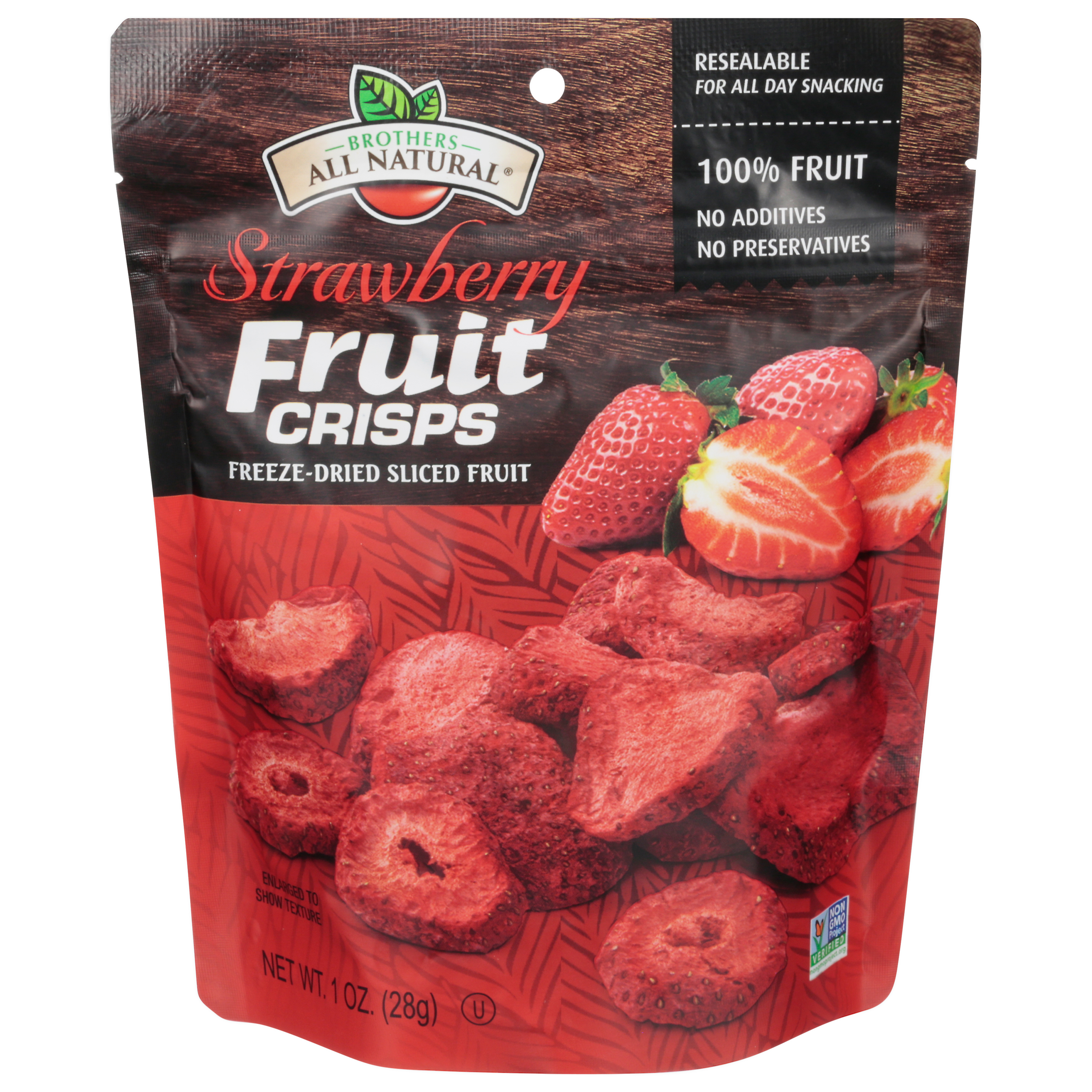 Brothers All Natural Strawberry Fruit Crisps