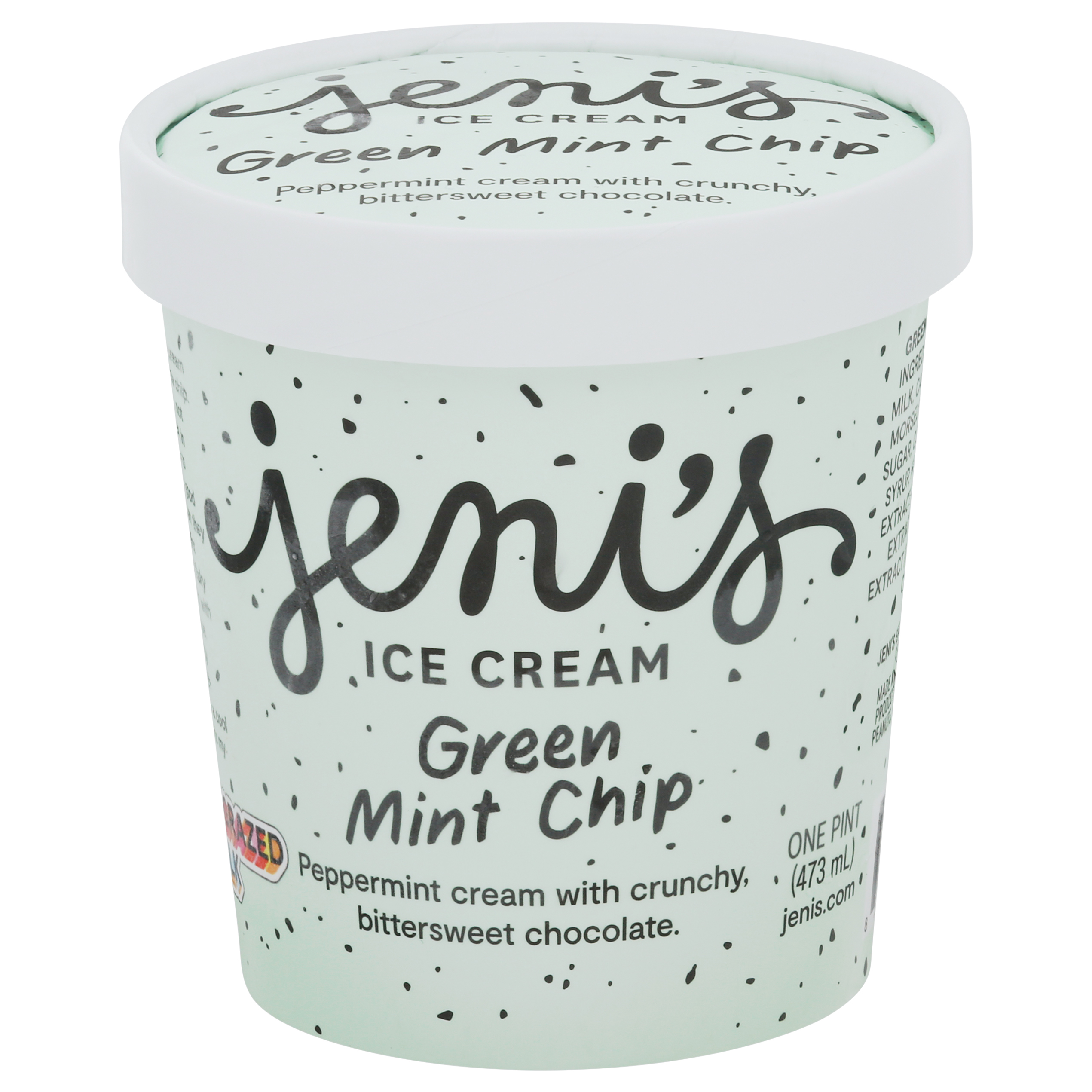 Jeni's Green Mint Chip Ice Cream