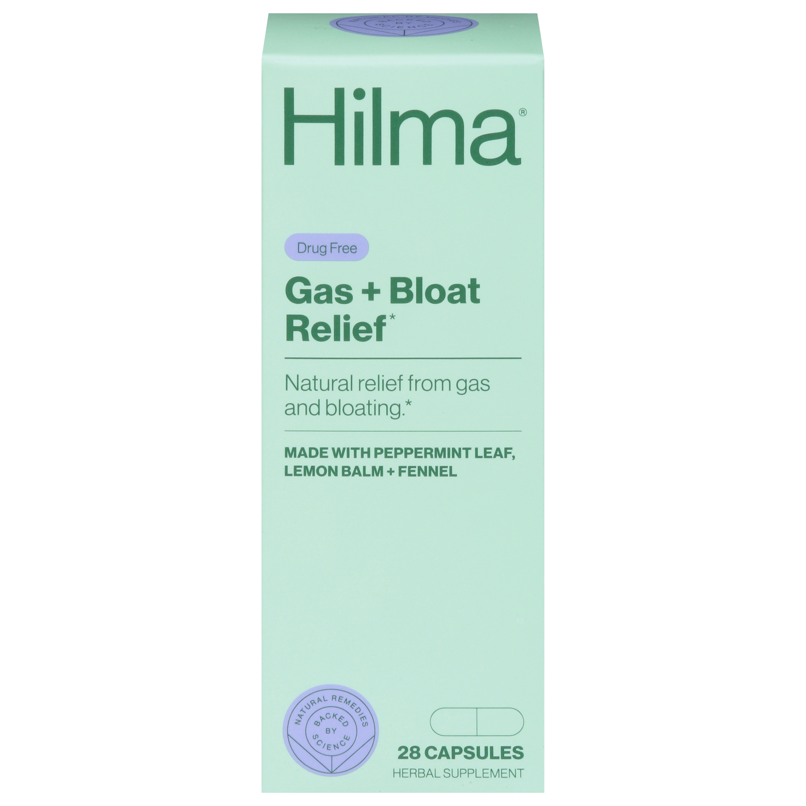 Hilma Gas + Bloat Relief 28 Capsules