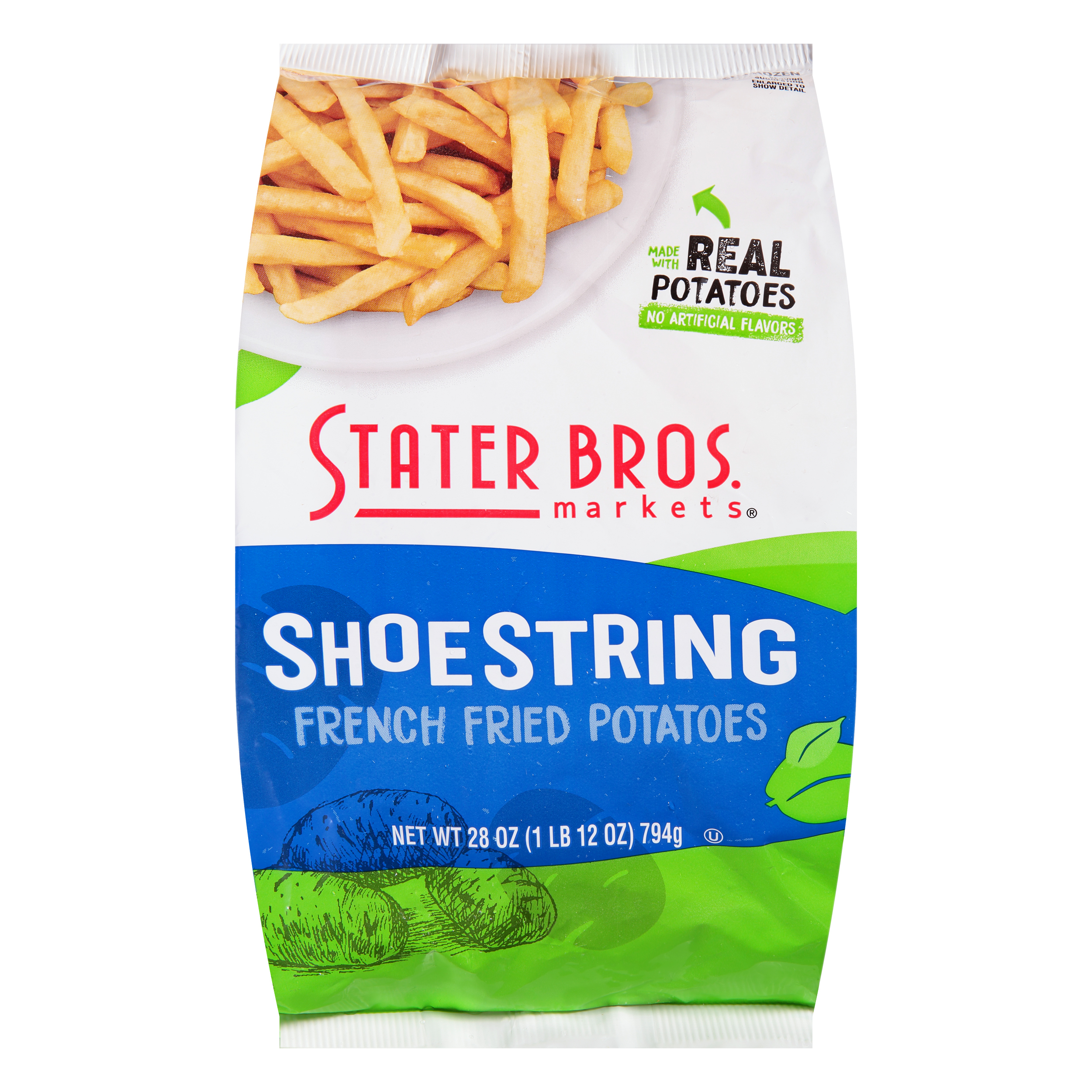 Stater Bros. Markets Shoestring French Fried Potatoes 28 oz Bag