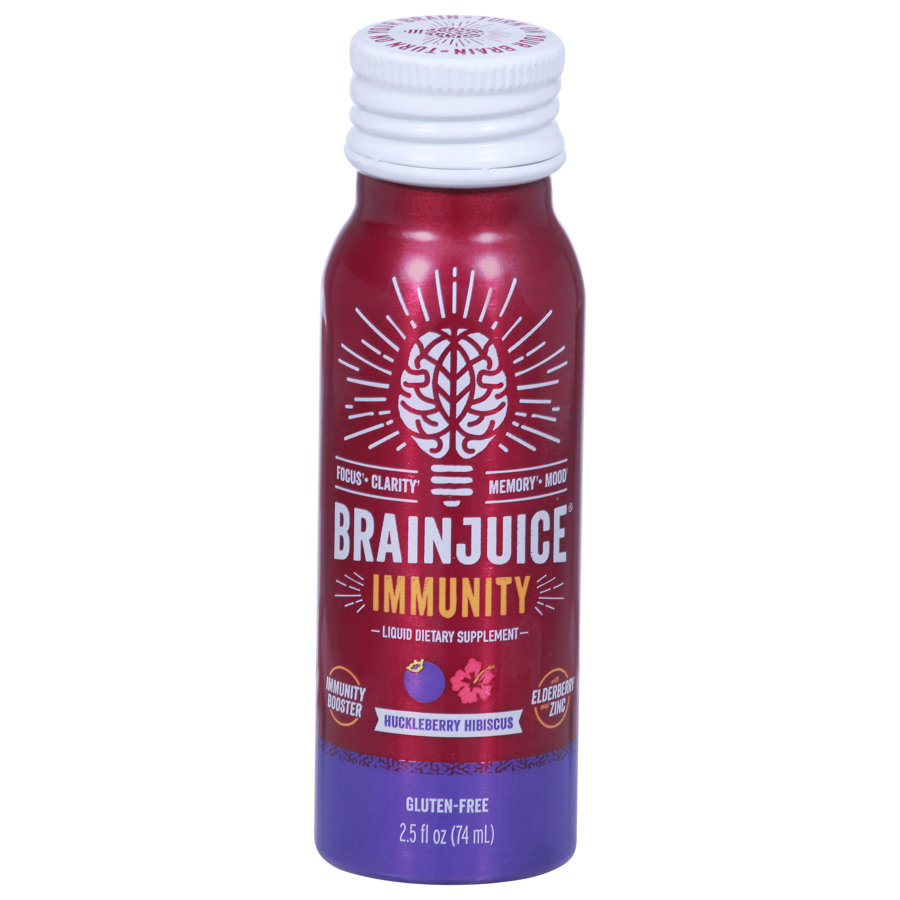 BrainJuice Huckleberry Hibiscus Immunity