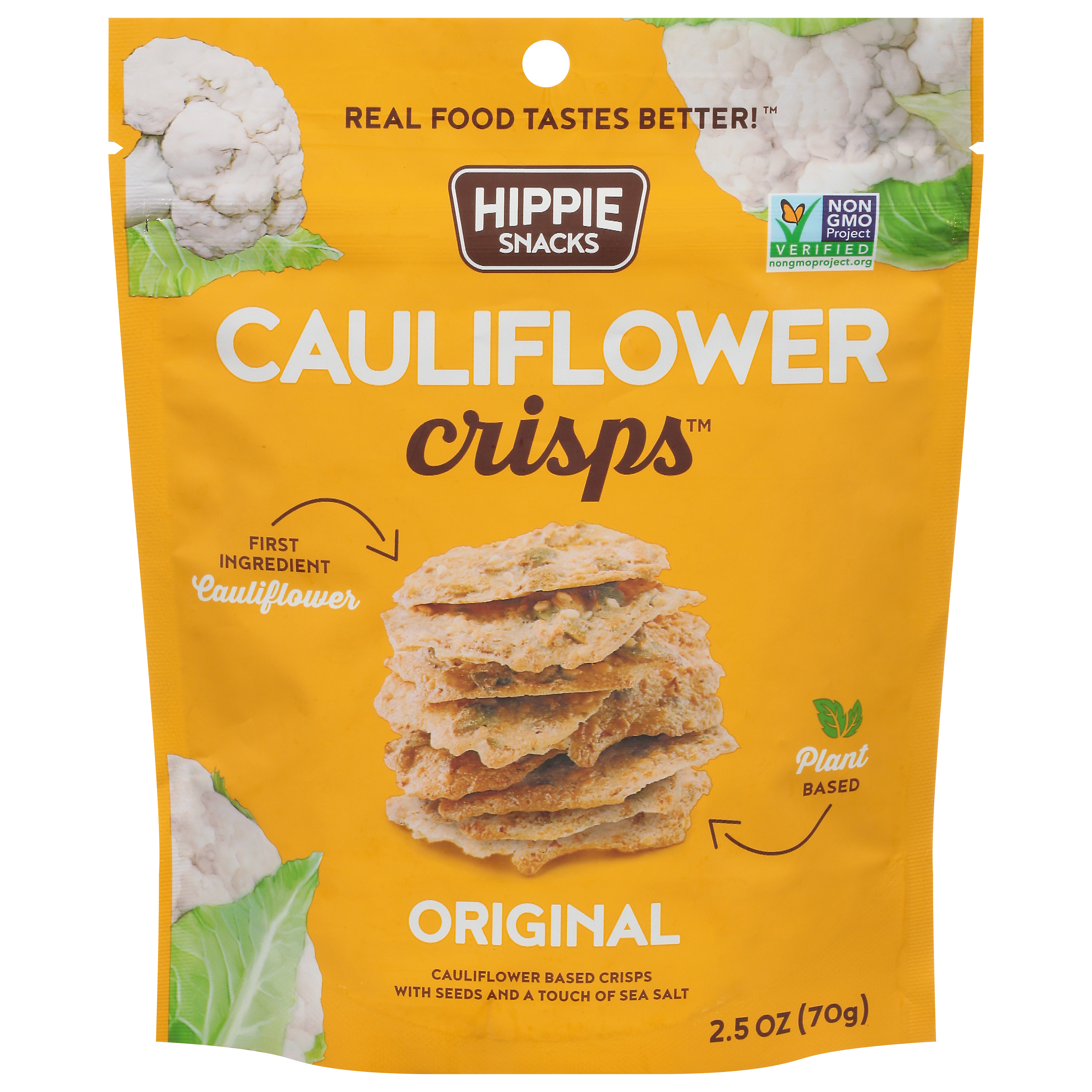 Hippie Snacks Original Cauliflower Crisps
