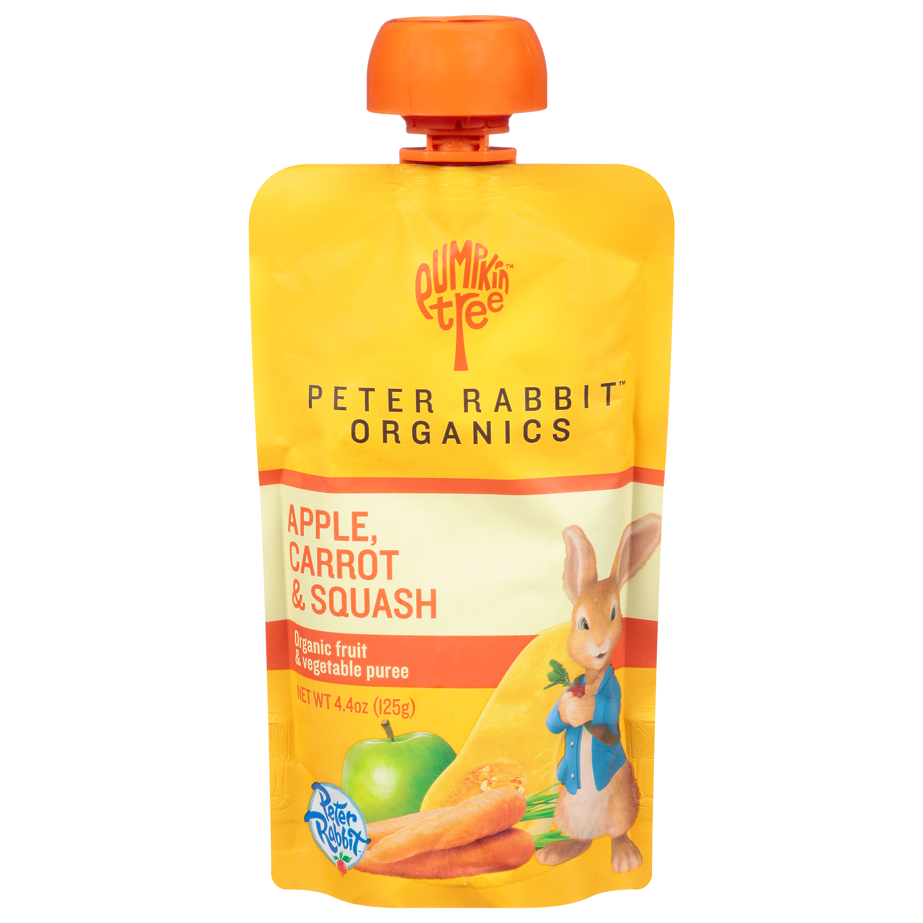 Pumpkin Tree Peter Rabbit Organic Apple, Carrot & Squash Fruit & Vegetable Puree
