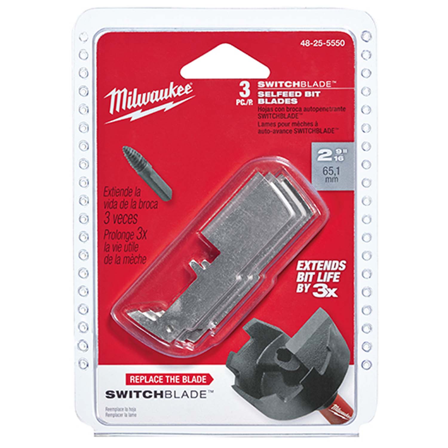 2-1/8 in. SWITCHBLADE™ Replacement Blades 3PK