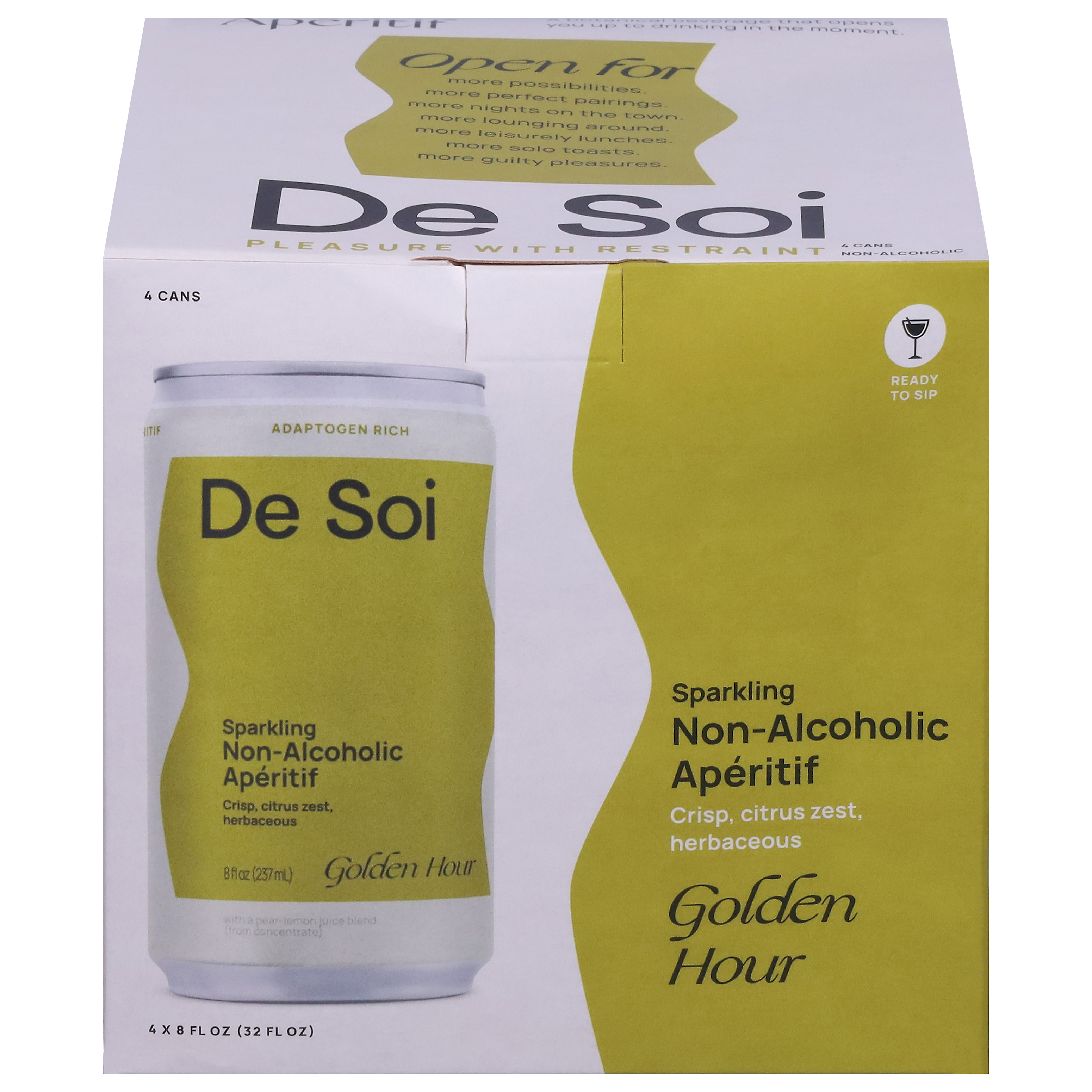 De Soi Sparkling Non-Alcoholic Golden Hour Aperitif