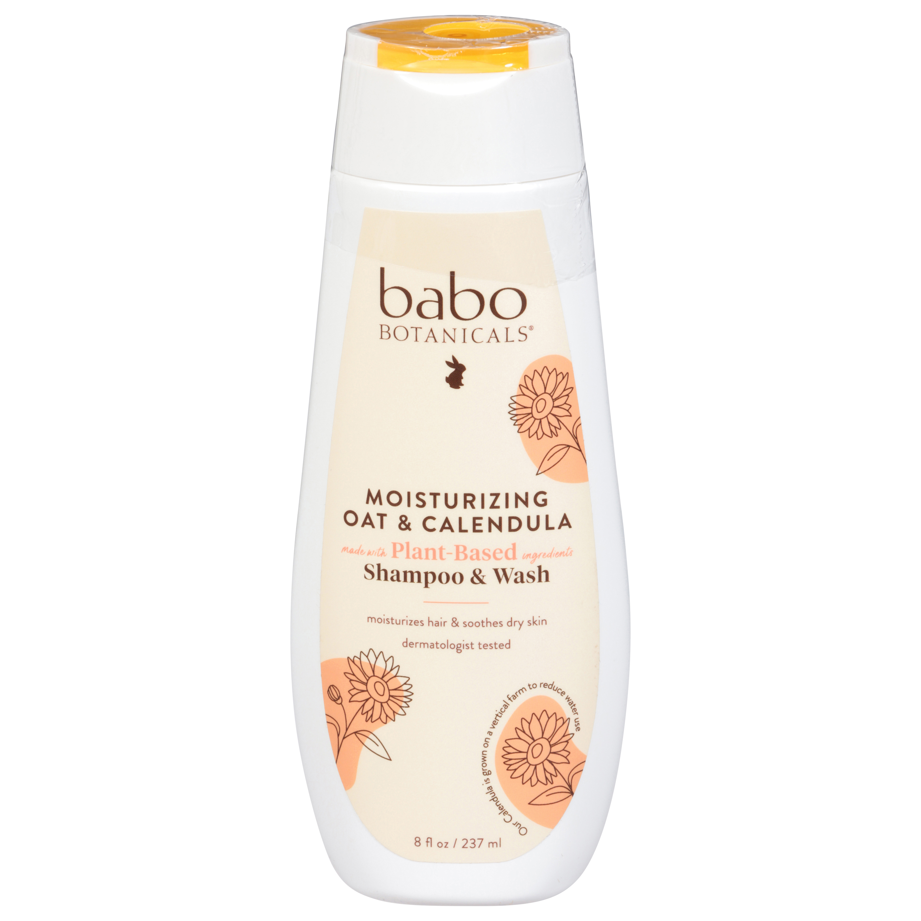 Babo Botanicals Moisturizing Oat & Calendula Shampoo & Wash