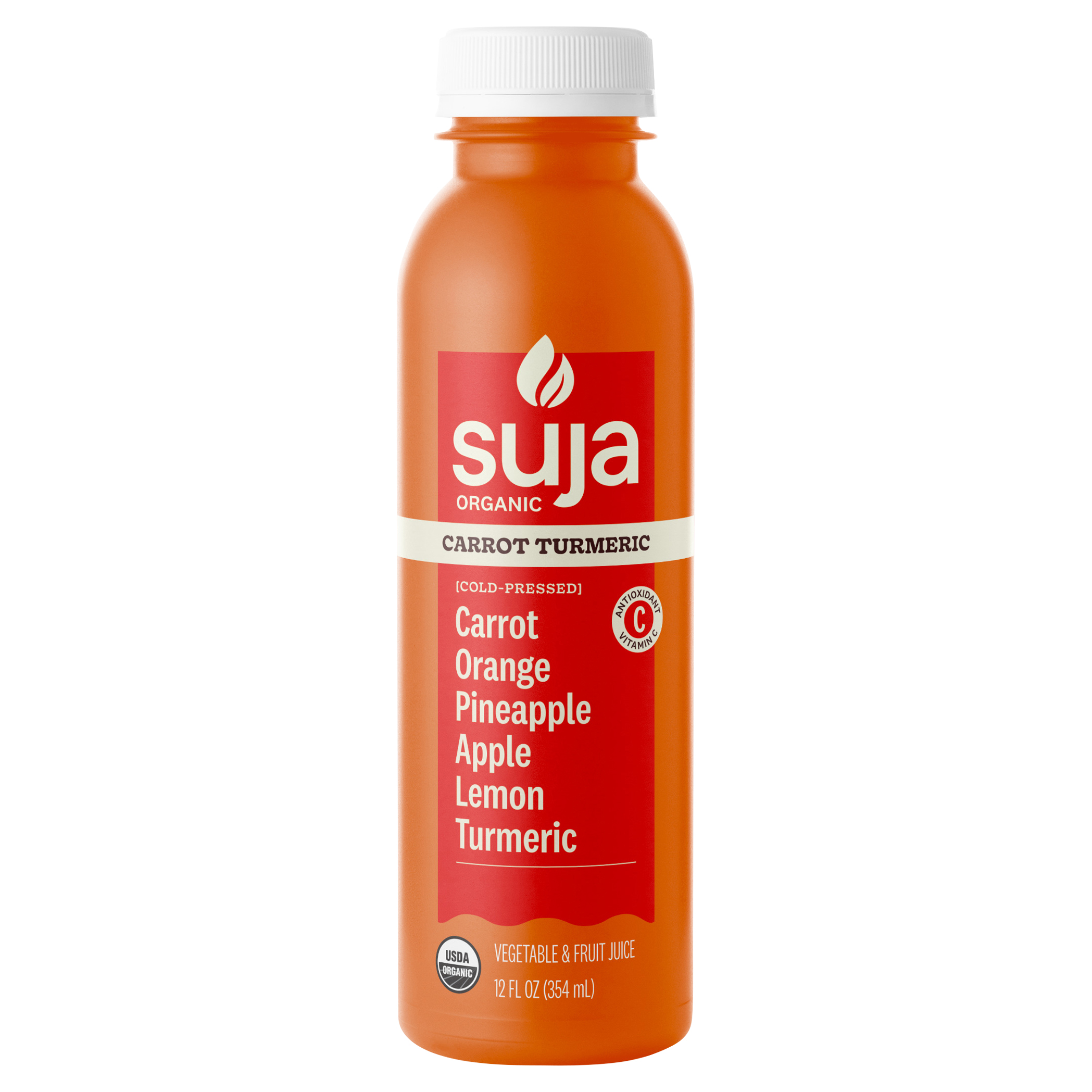 Suja Organic Carrot Turmeric Cold Pressed Juice Drink,