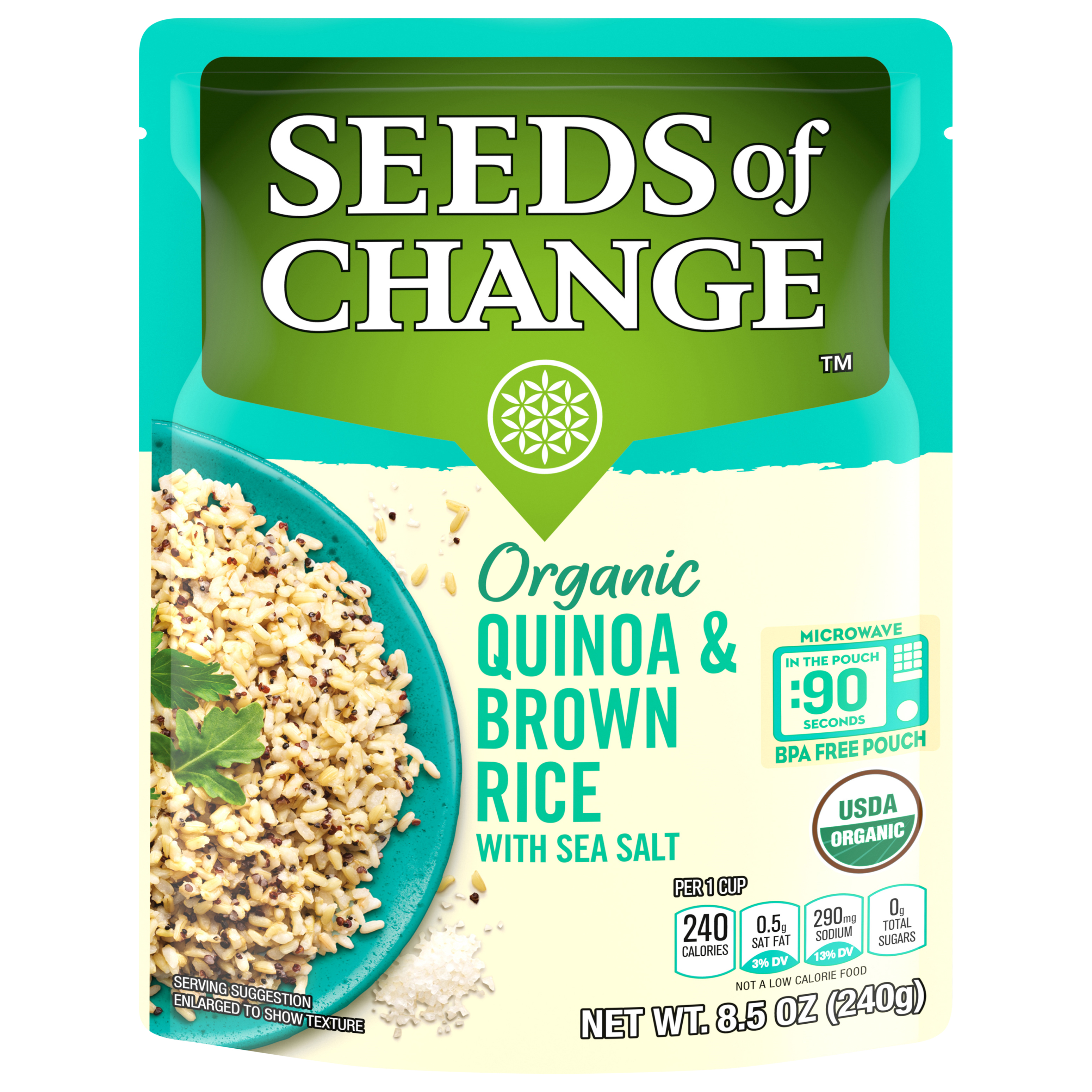 Seeds of Change Organic Quinoa & Brown Rice with Sea Salt