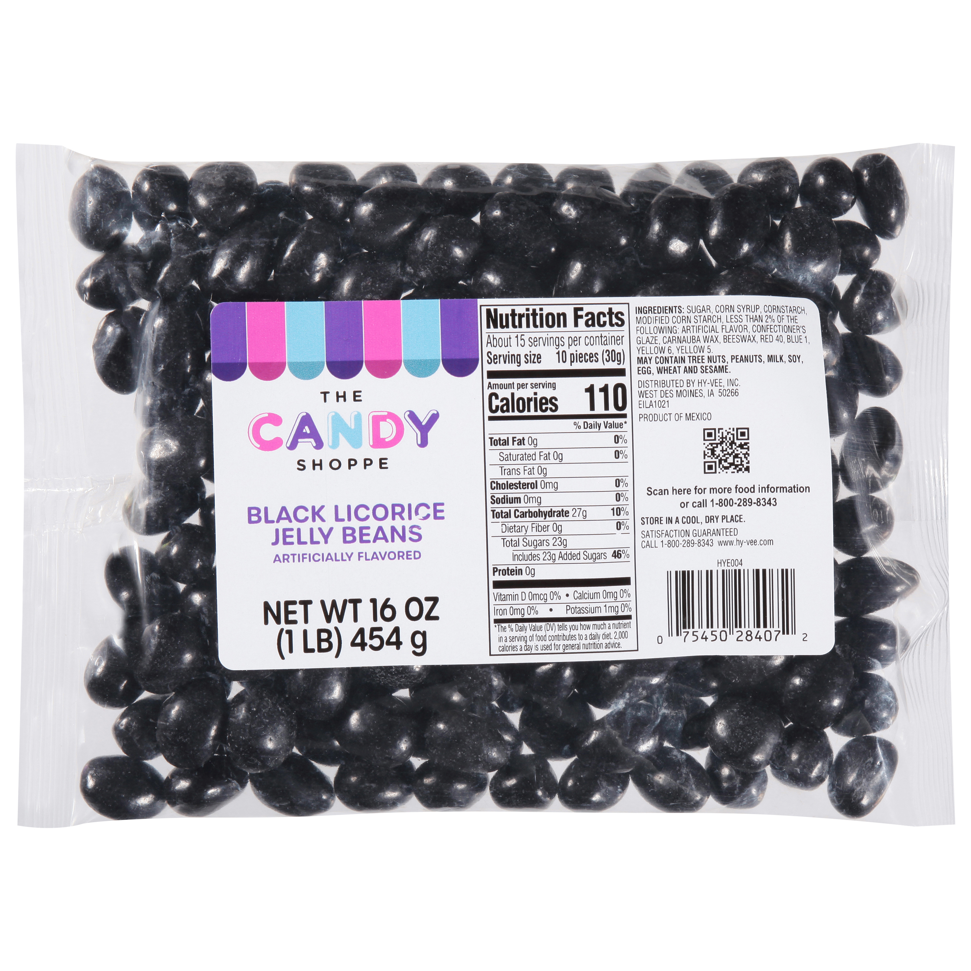 The Candy Shoppe Black Licorice Jelly Beans 16 oz