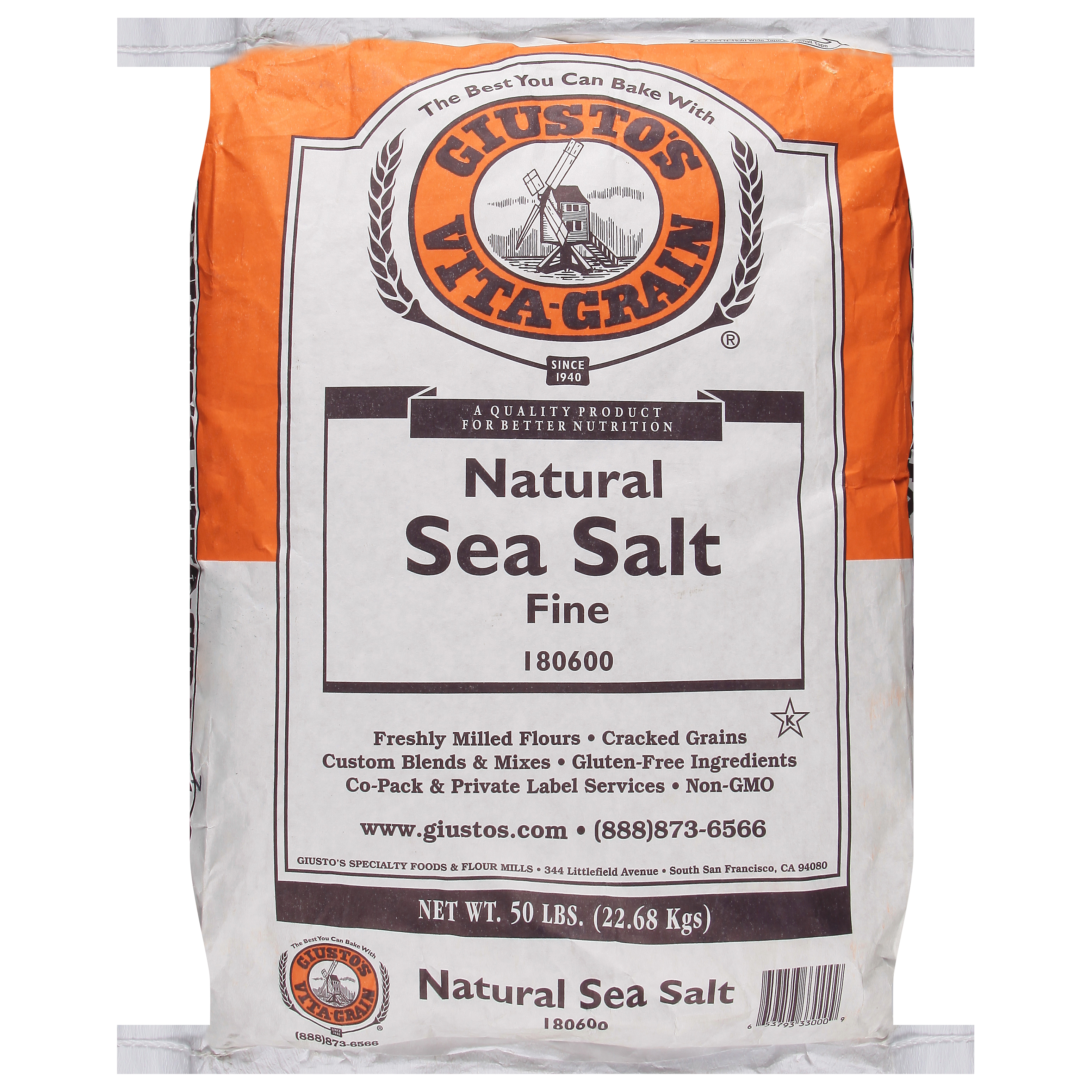 Giustos Vita Grain Natural Fine Sea Salt