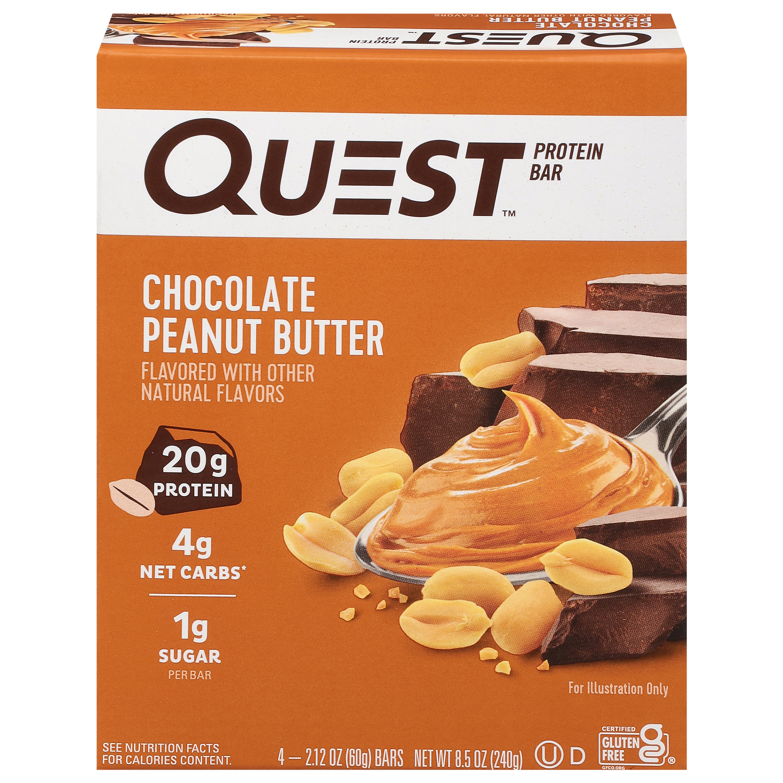 Quest Chocolate Peanut Butter Protein Bars