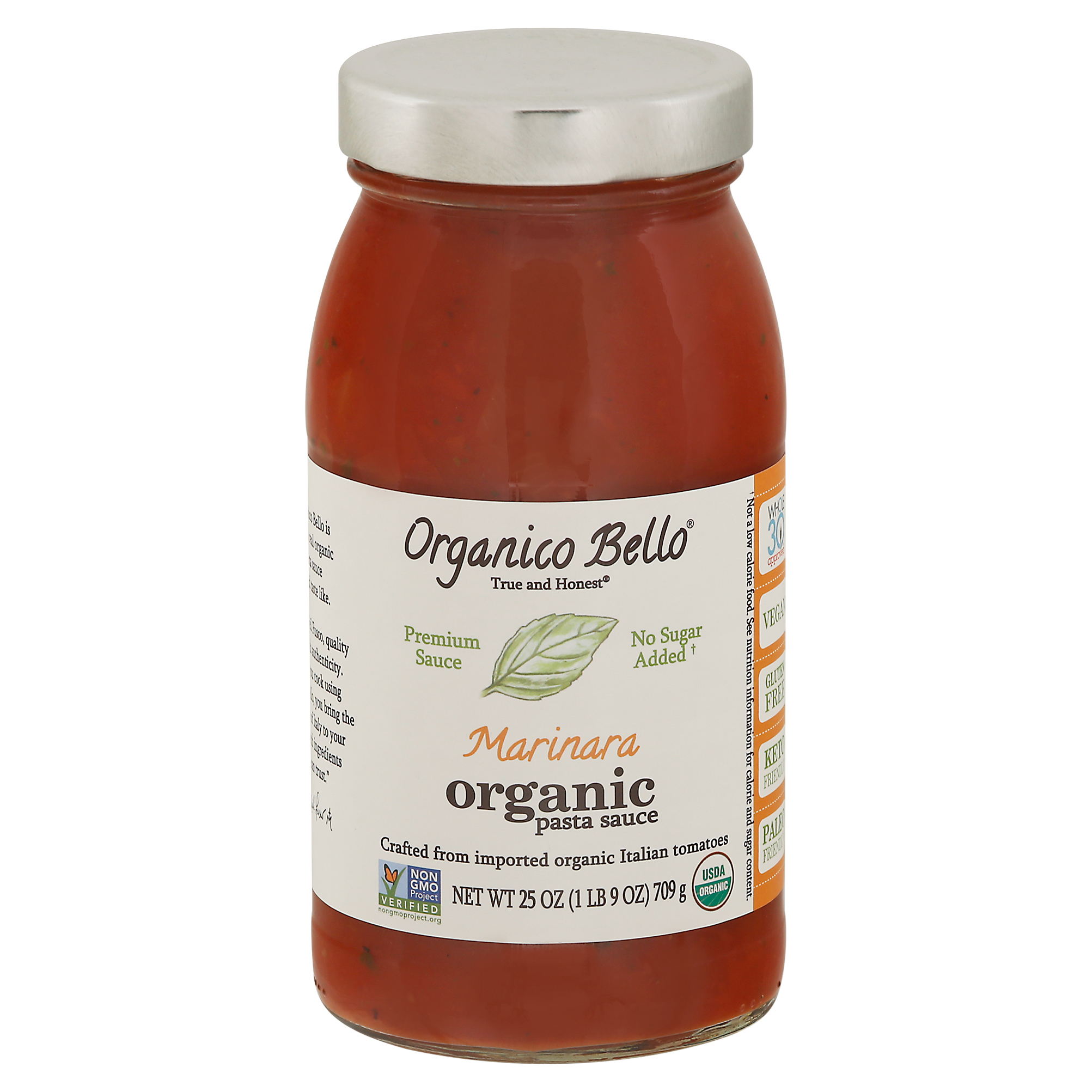 Organico Bello Organic Marinara Pasta Sauce