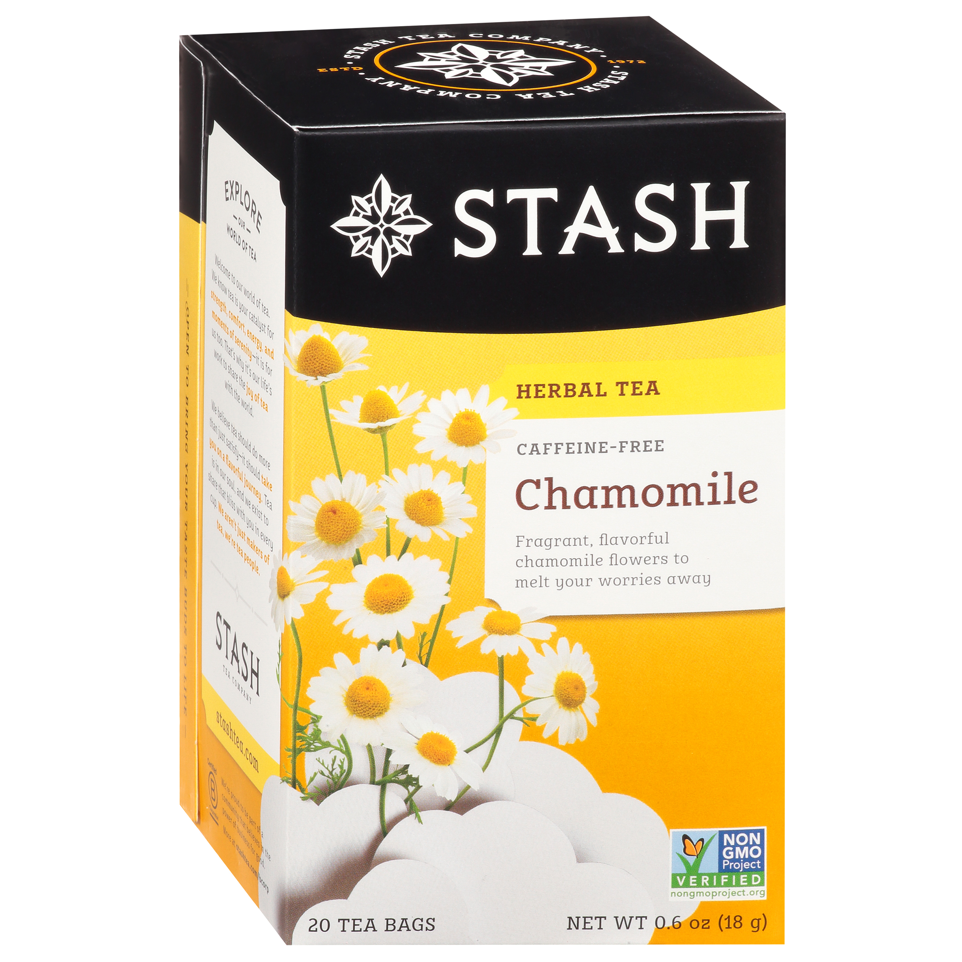 Stash Caffeine-Free Tea Bags Chamomile Herbal Tea