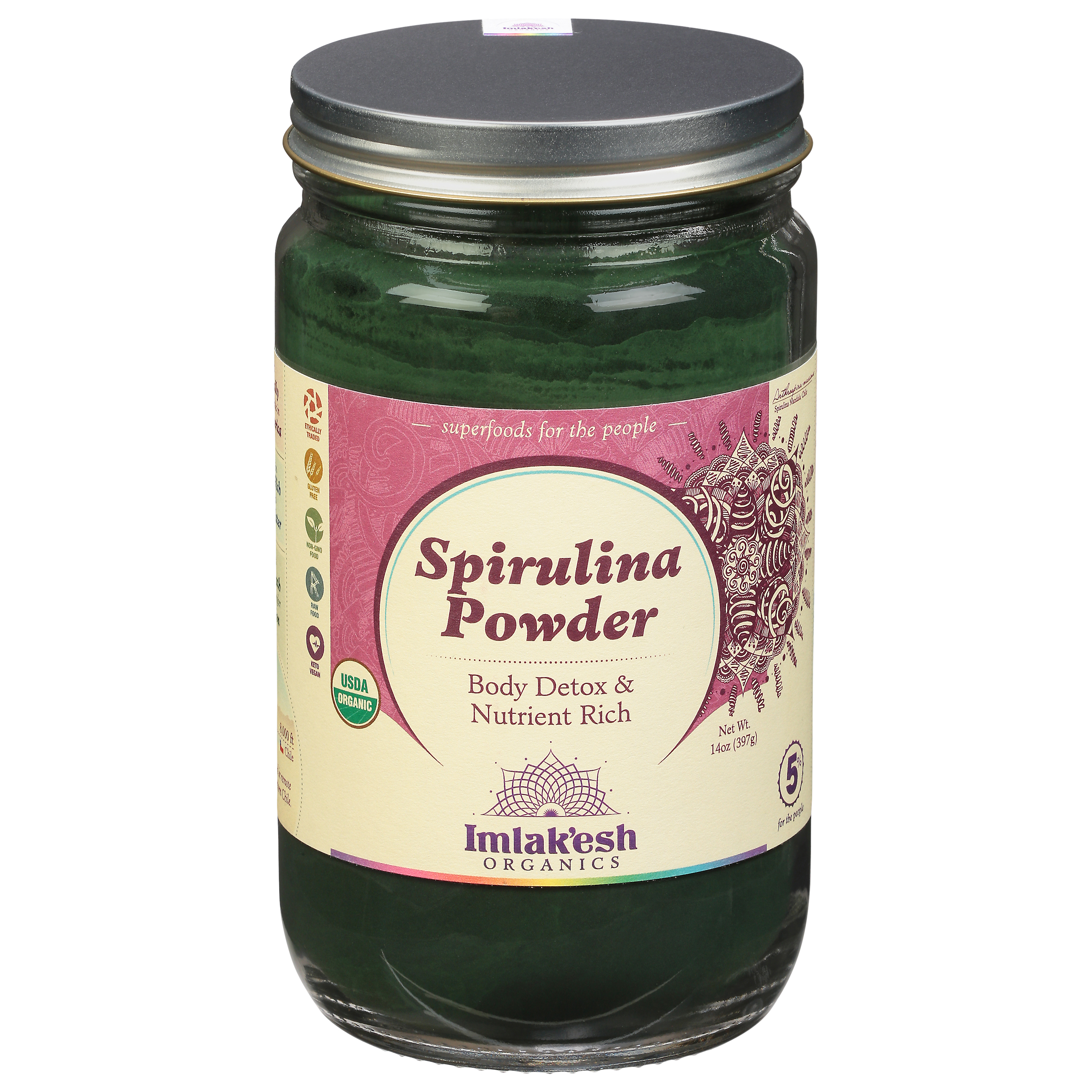 Imlak'esh Organics Spirulina Powder