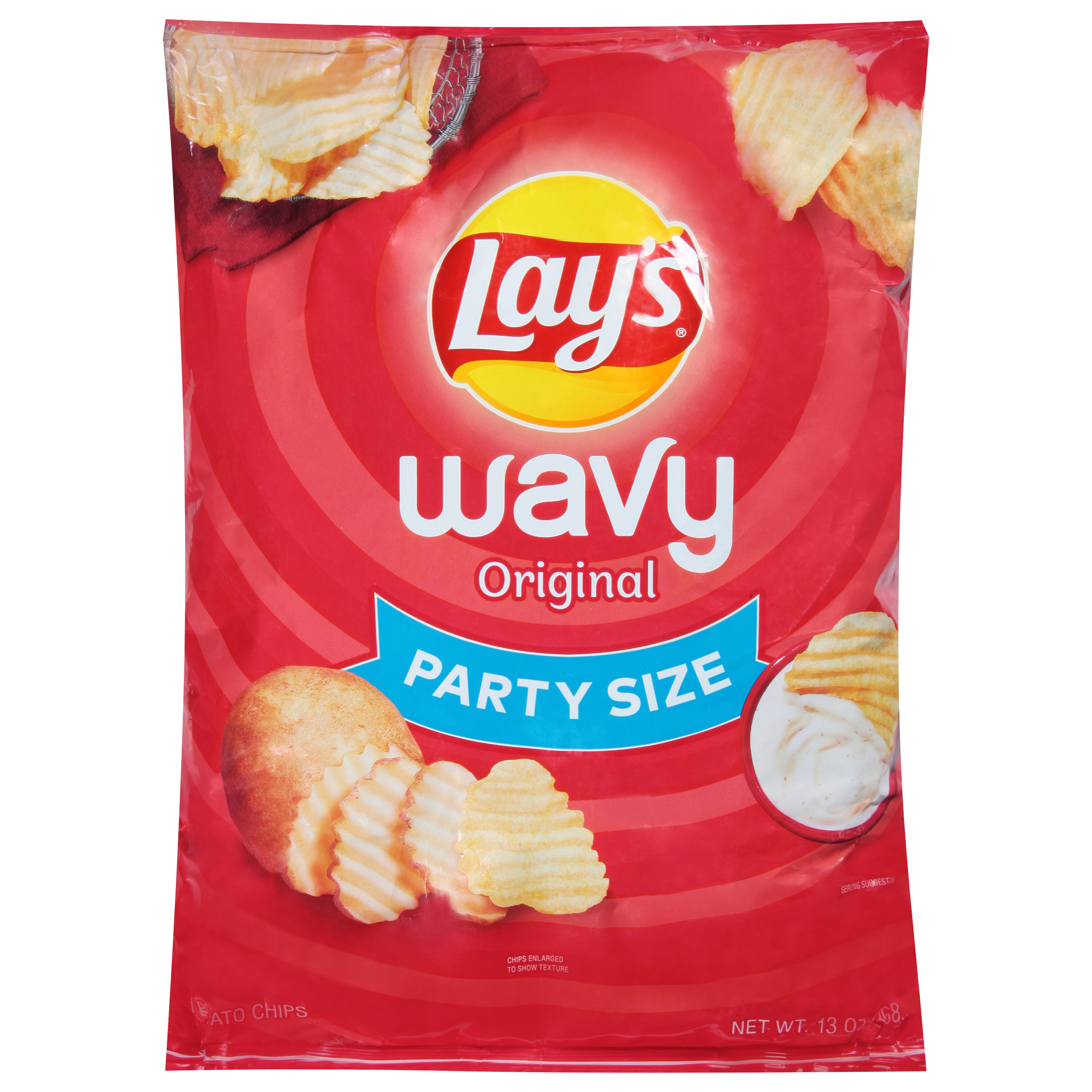 Layâ€s Wavy Original Potato Chips 13 oz