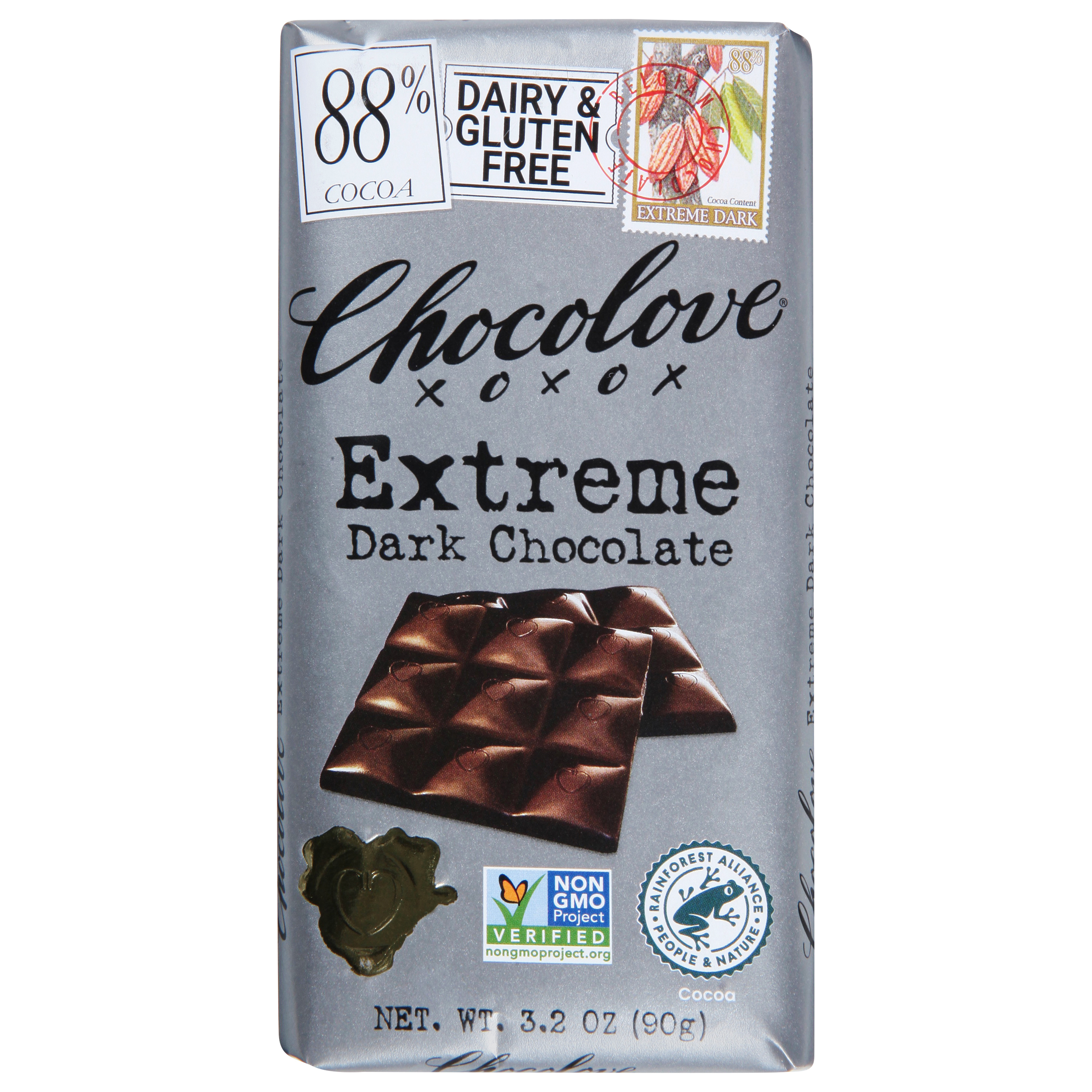 Chocolove 88% Cocoa Extreme Dark Chocolate
