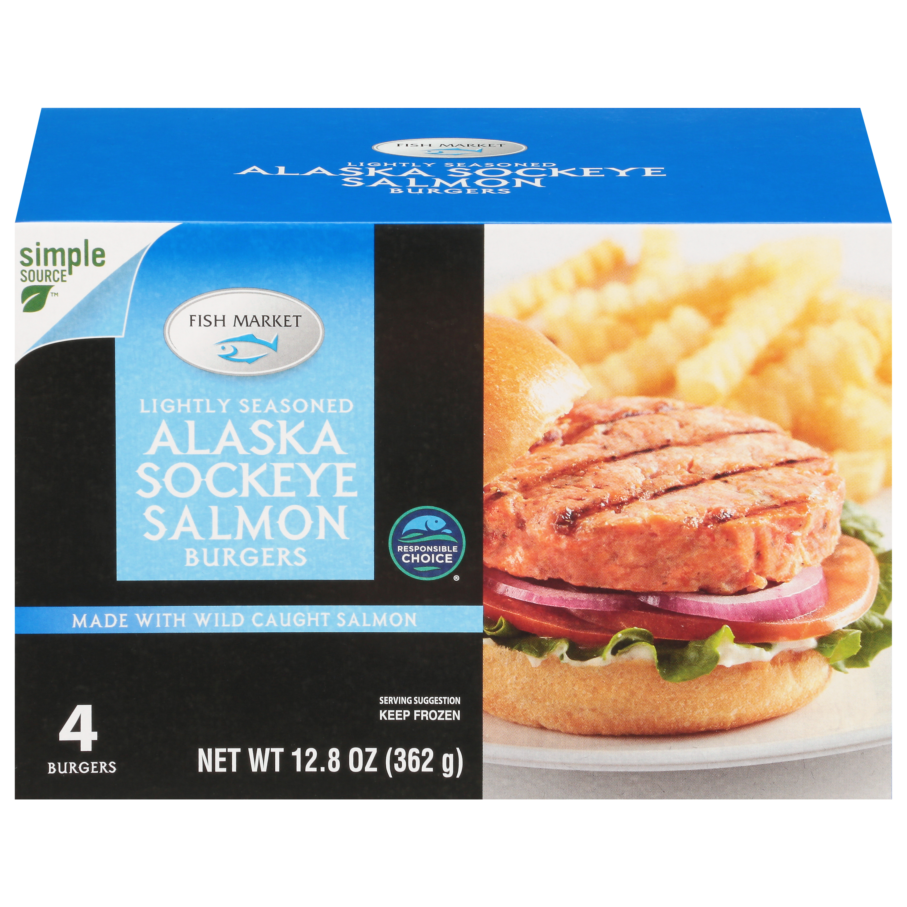 Alaskan Salmon Burgers