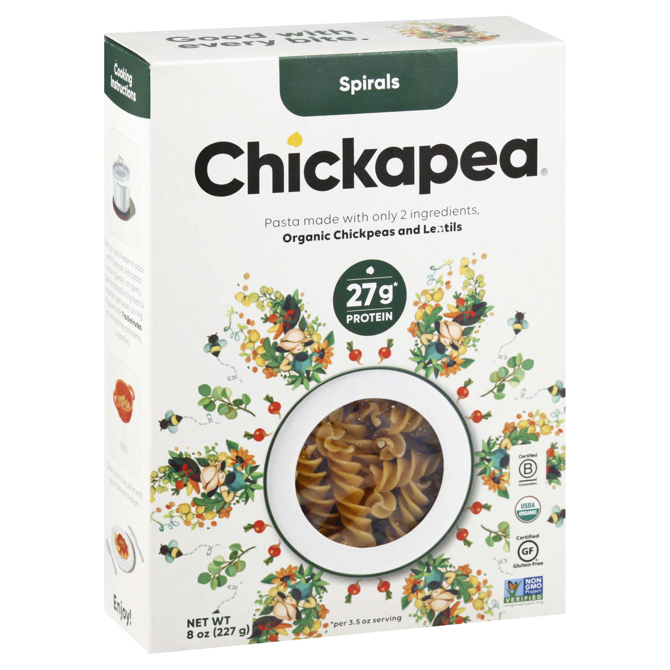 Chickapea Organic Spirals