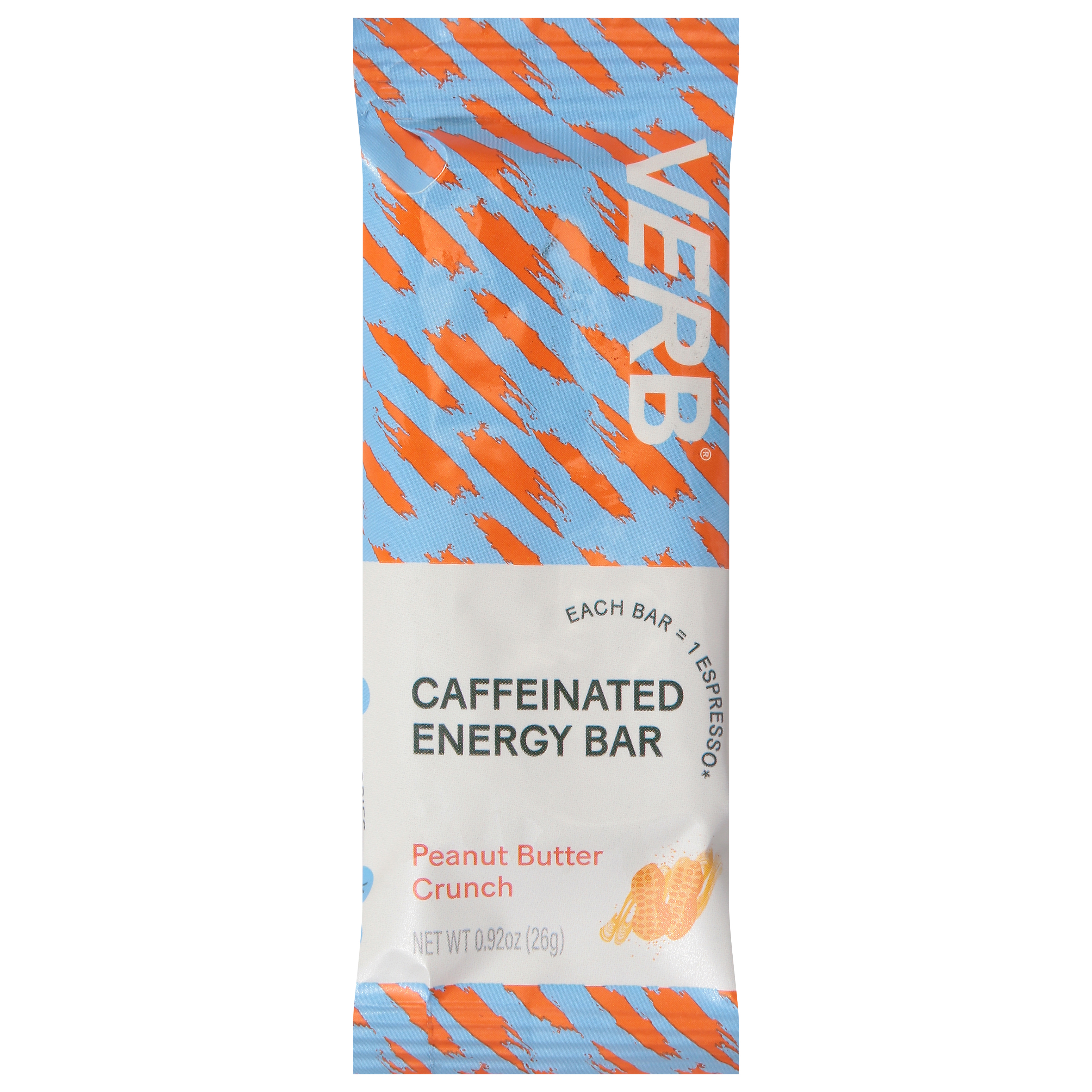 Verb Caffeinated Peanut Butter Crunch Energy Bar