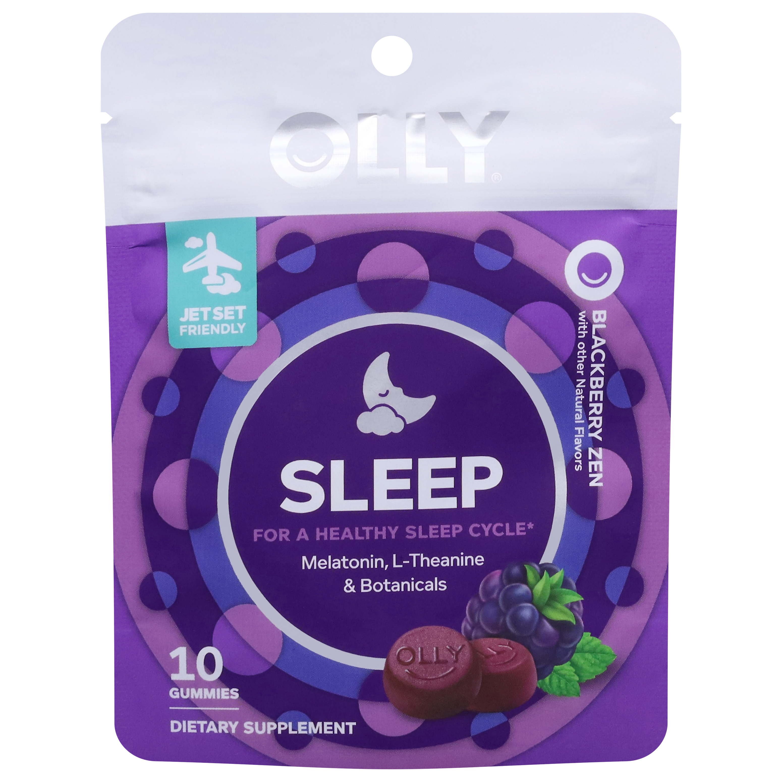 Olly Blackberry Zen Sleep 10 Gummies