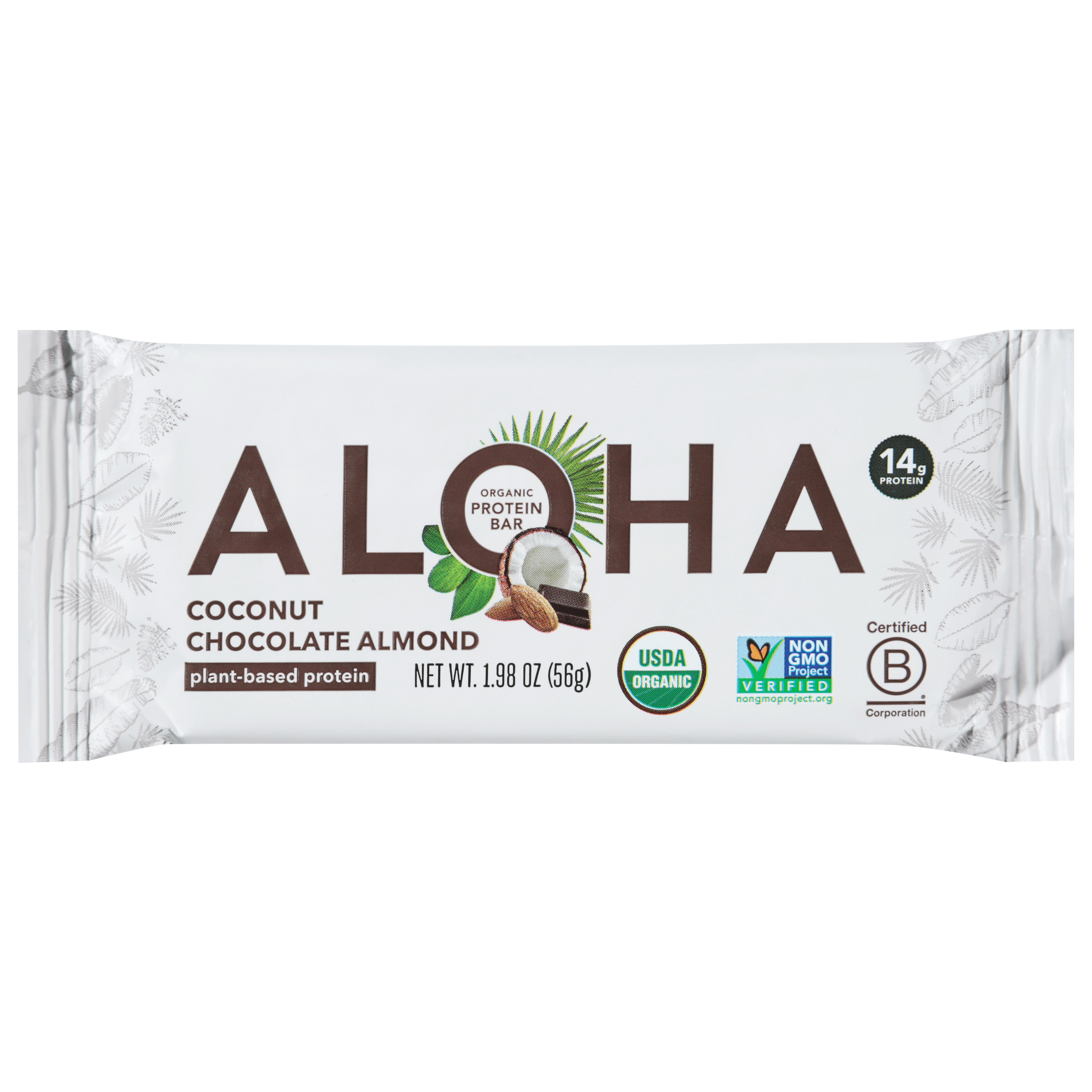 Aloha Organic Coconut Chocolate Almond Protein Bar