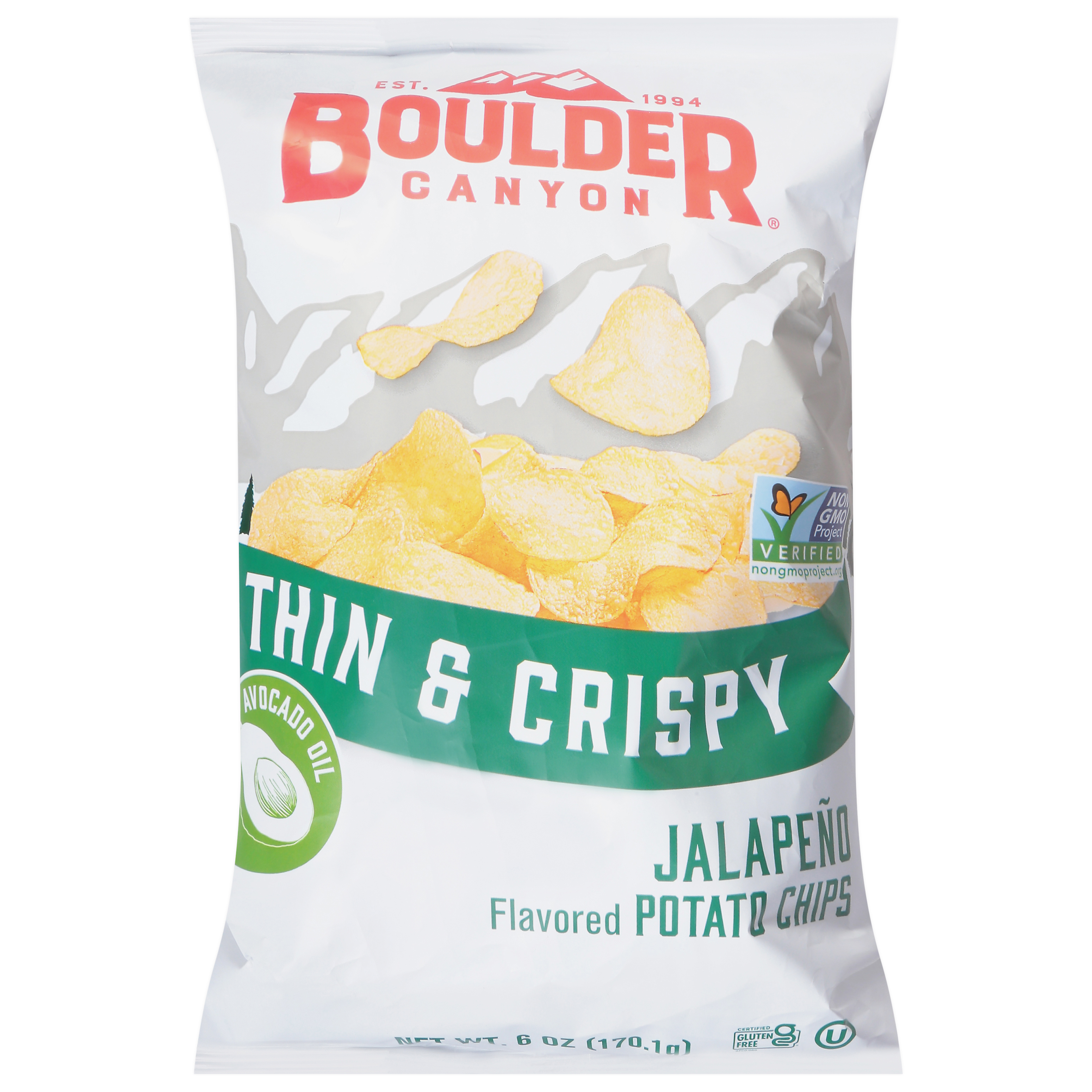 Boulder Canyon Thin & Crispy Jalapeno Potato Chips