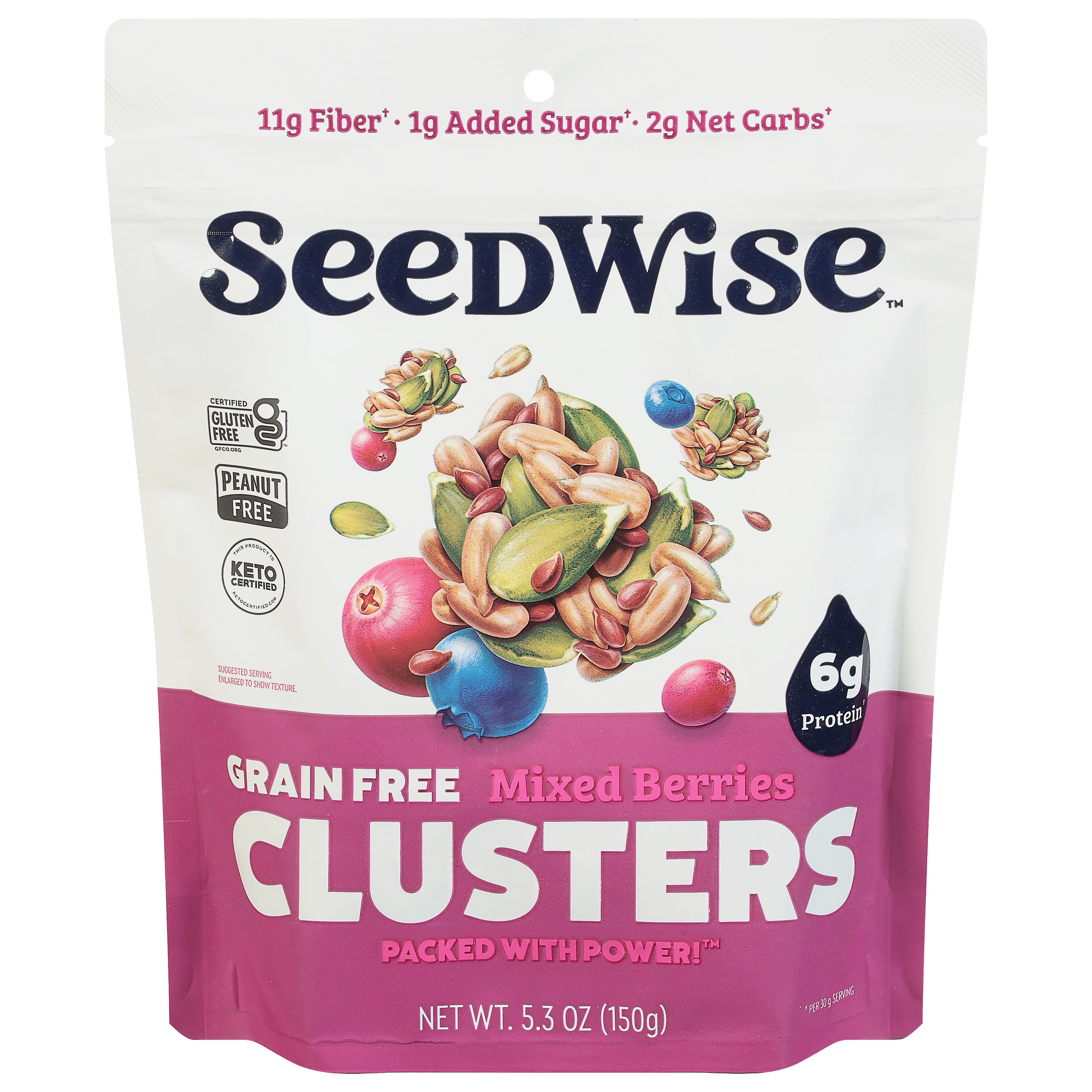 SeedWise Grain Free Mixed Berries Clusters
