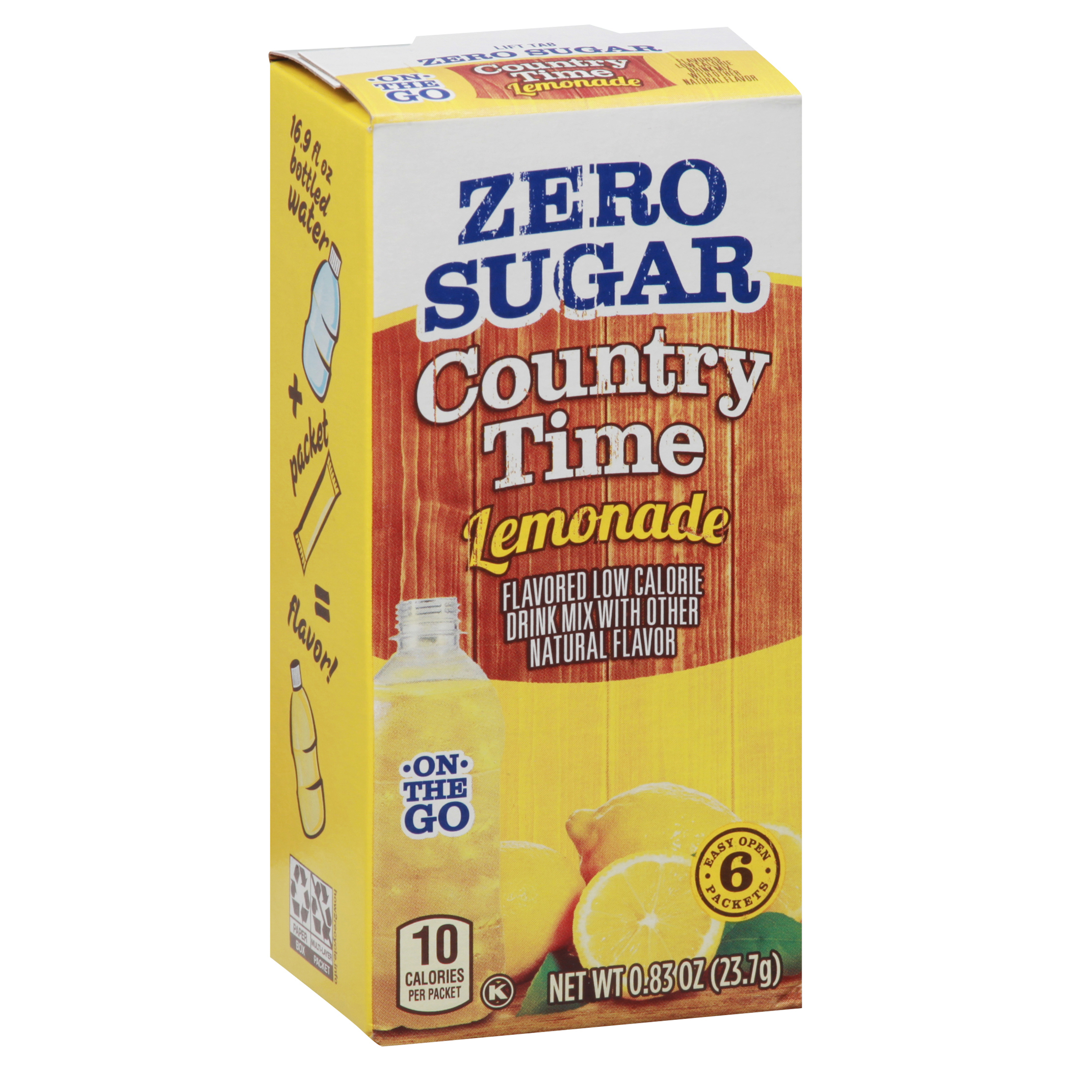 Country Time Zero Sugar Lemonade 6 ea