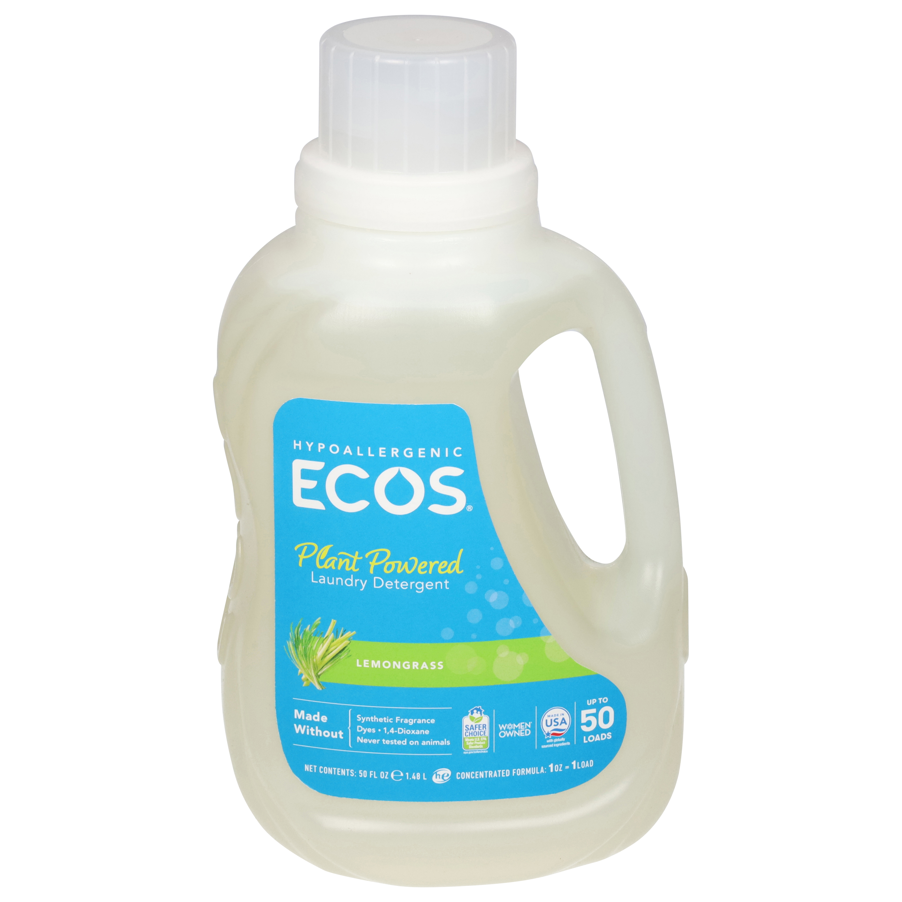 Ecos Plant Powered Lemongrass Laundry Detergent